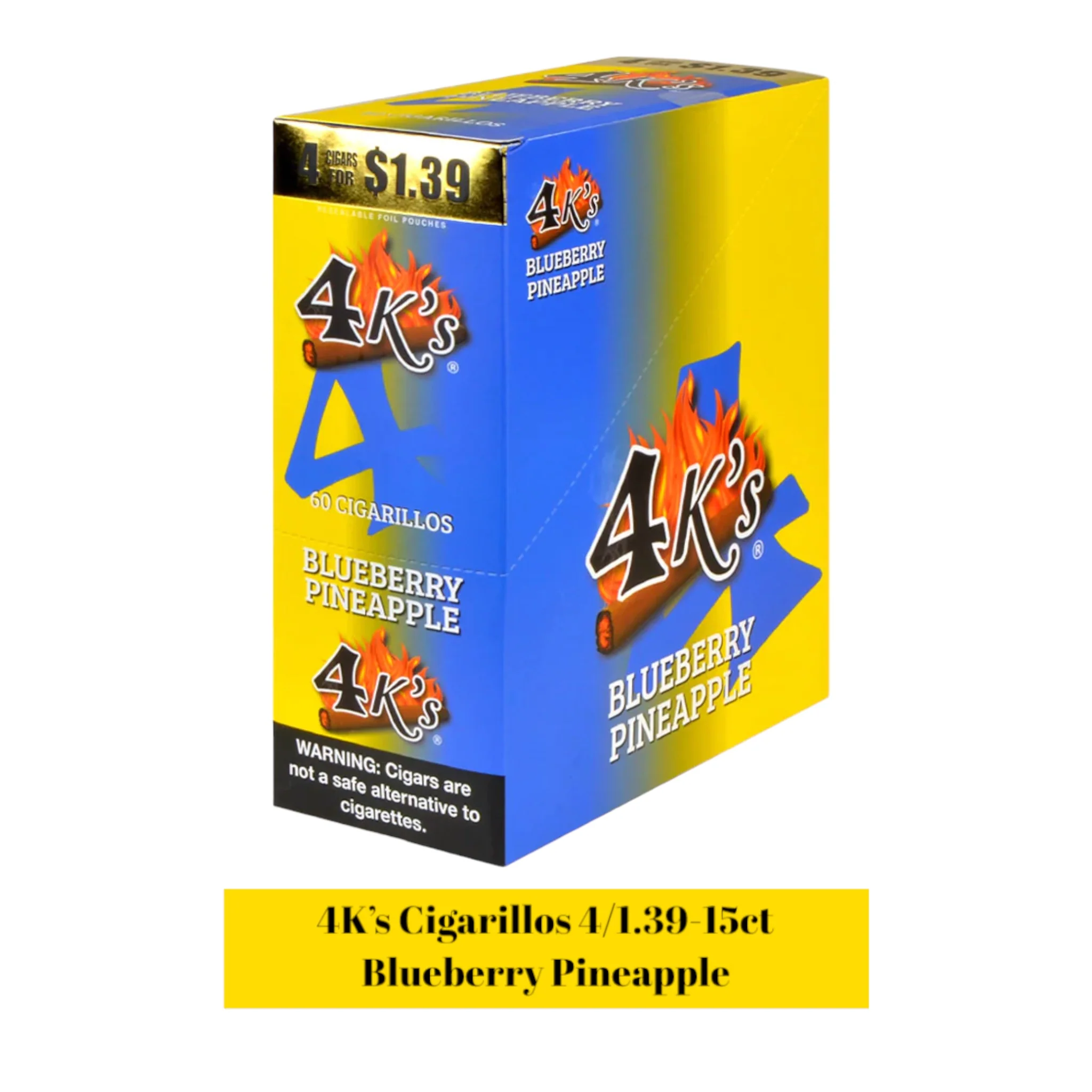 Good Times 4K's Cigarillos 4pk for 1.39- 15ct - Image 6