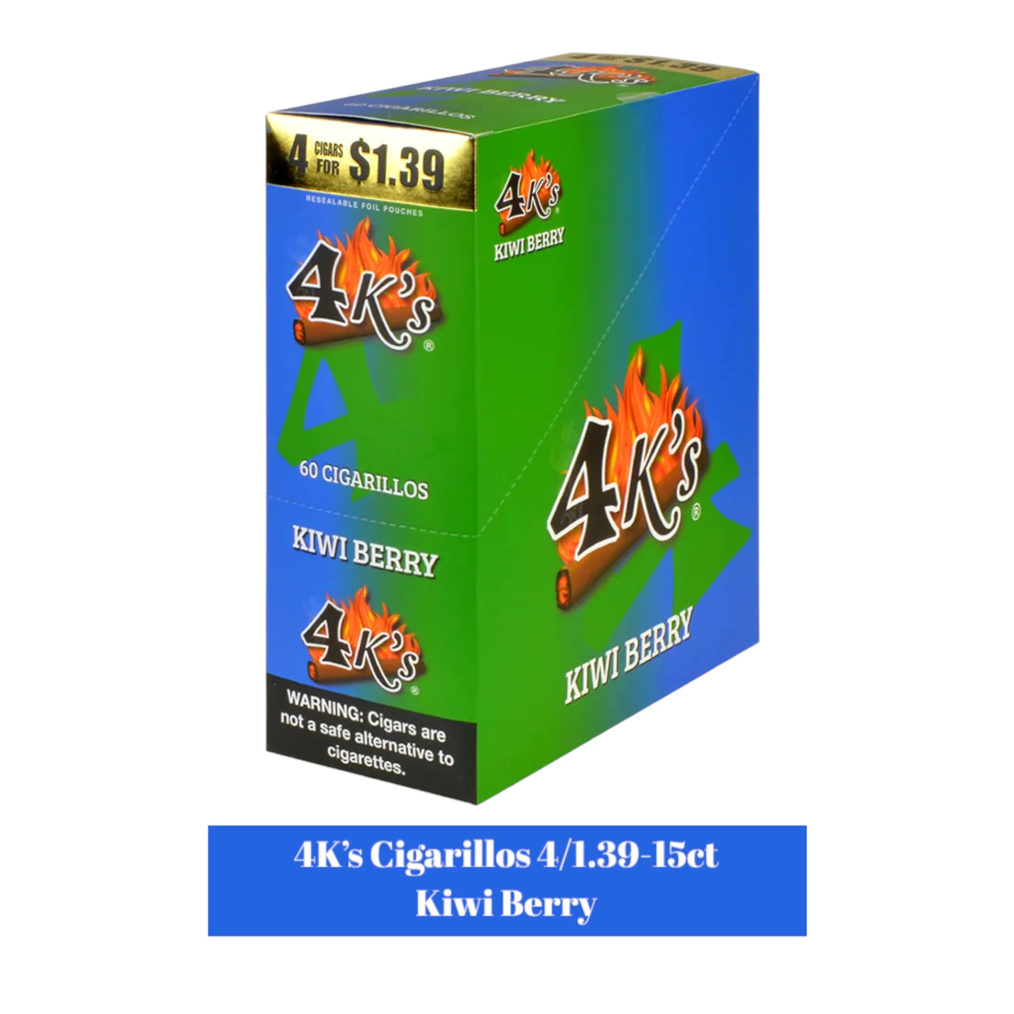 Good Times 4K's Cigarillos 4pk for 1.39- 15ct - Image 7
