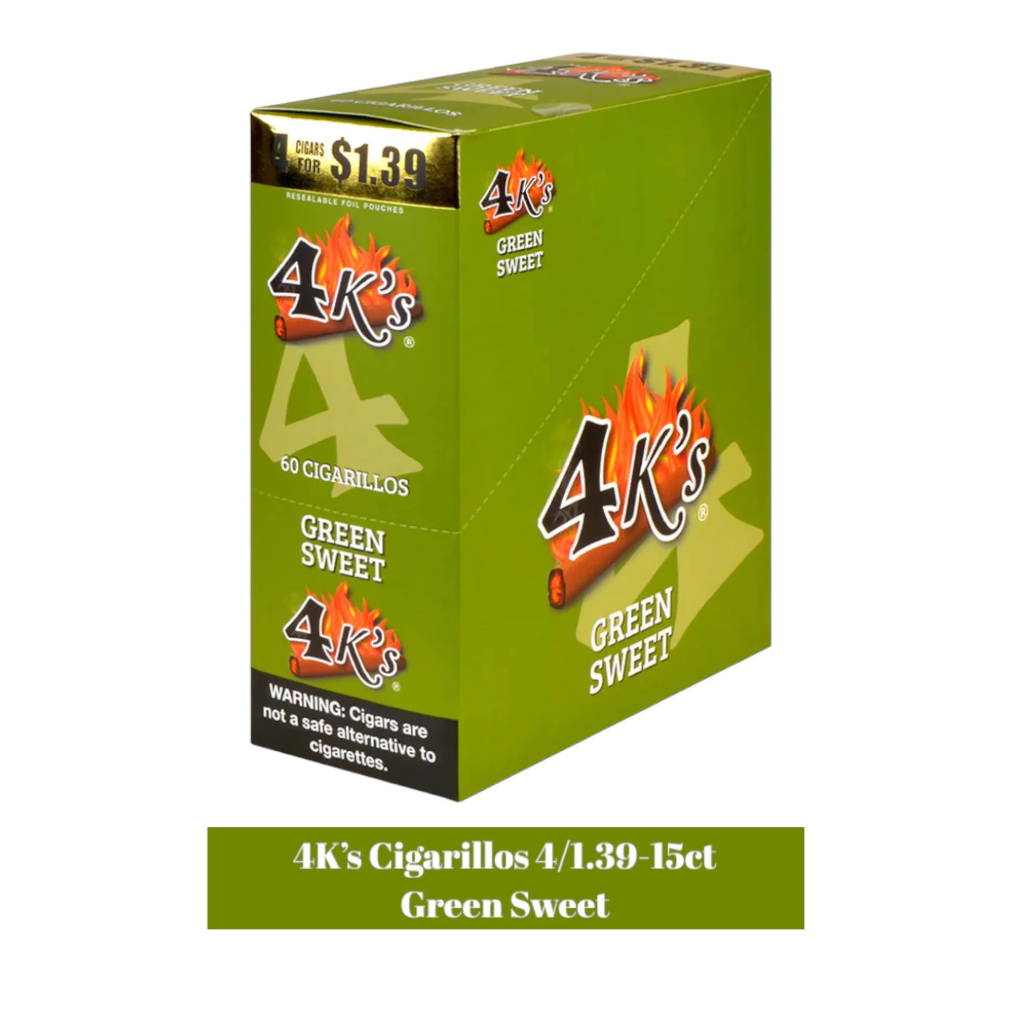 Good Times 4K's Cigarillos 4pk for 1.39- 15ct - Image 8