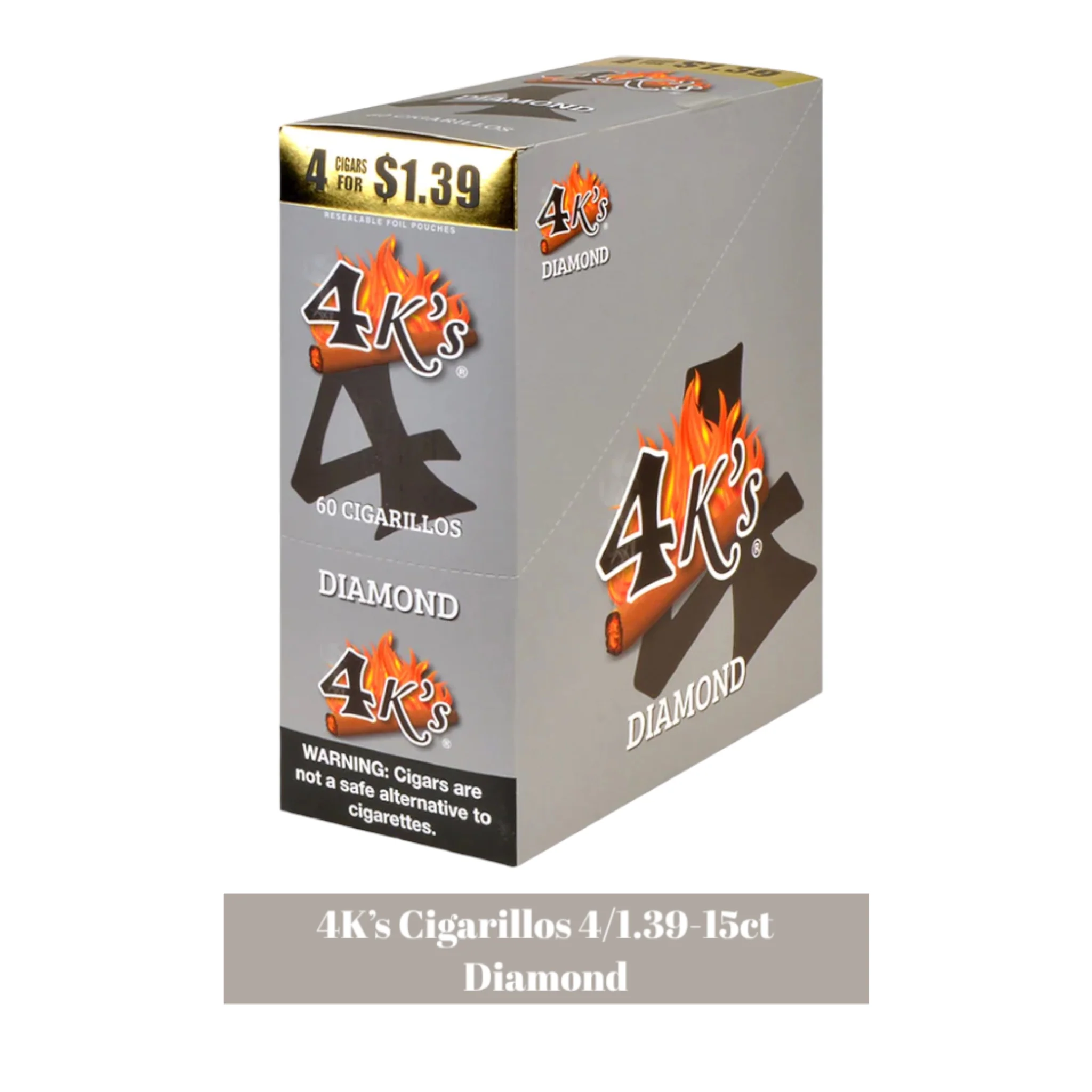 Good Times 4K's Cigarillos 4pk for 1.39- 15ct - Image 9