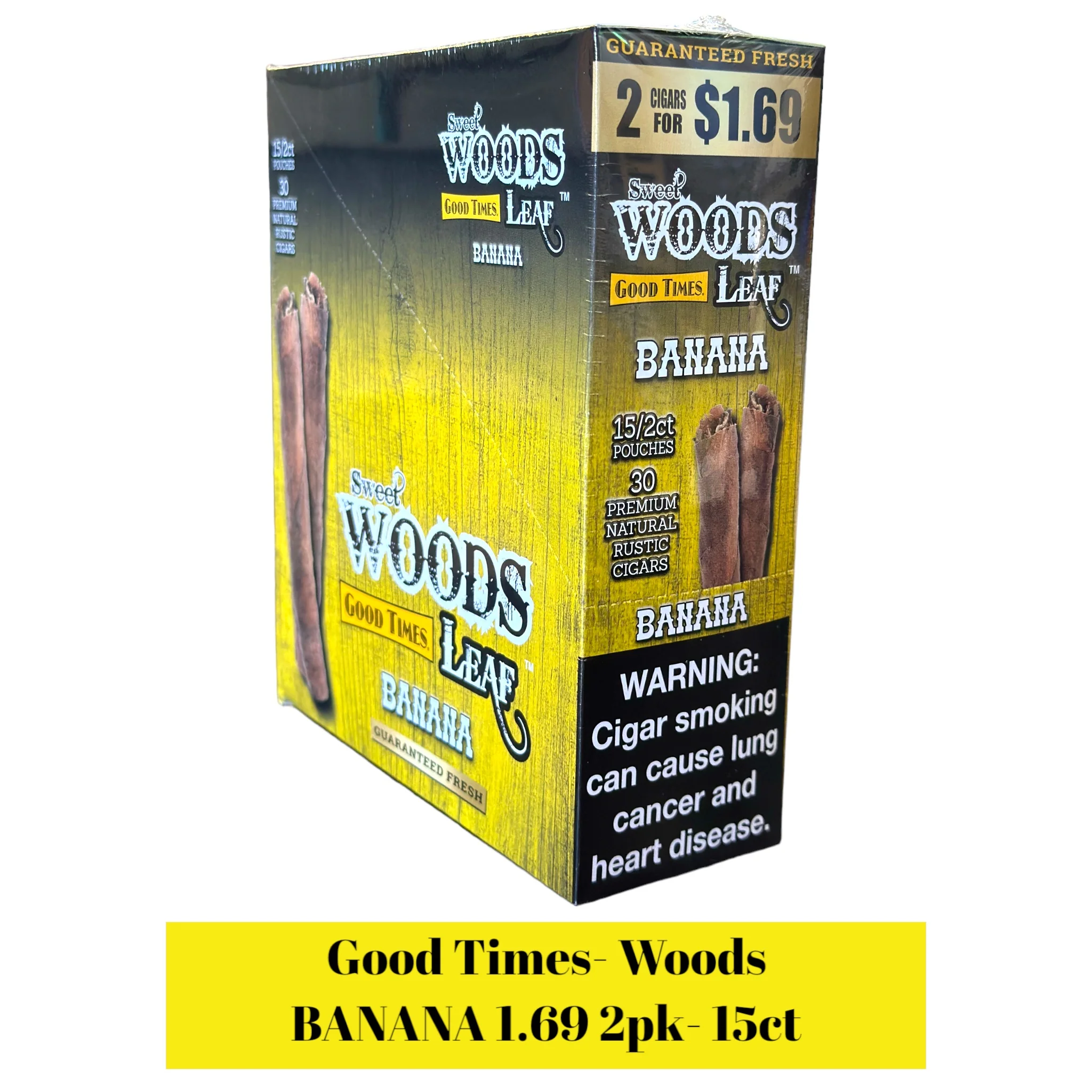 Good Times Woods $1.69 Cigarillos Pouch 2pk Display- 15ct - Image 5