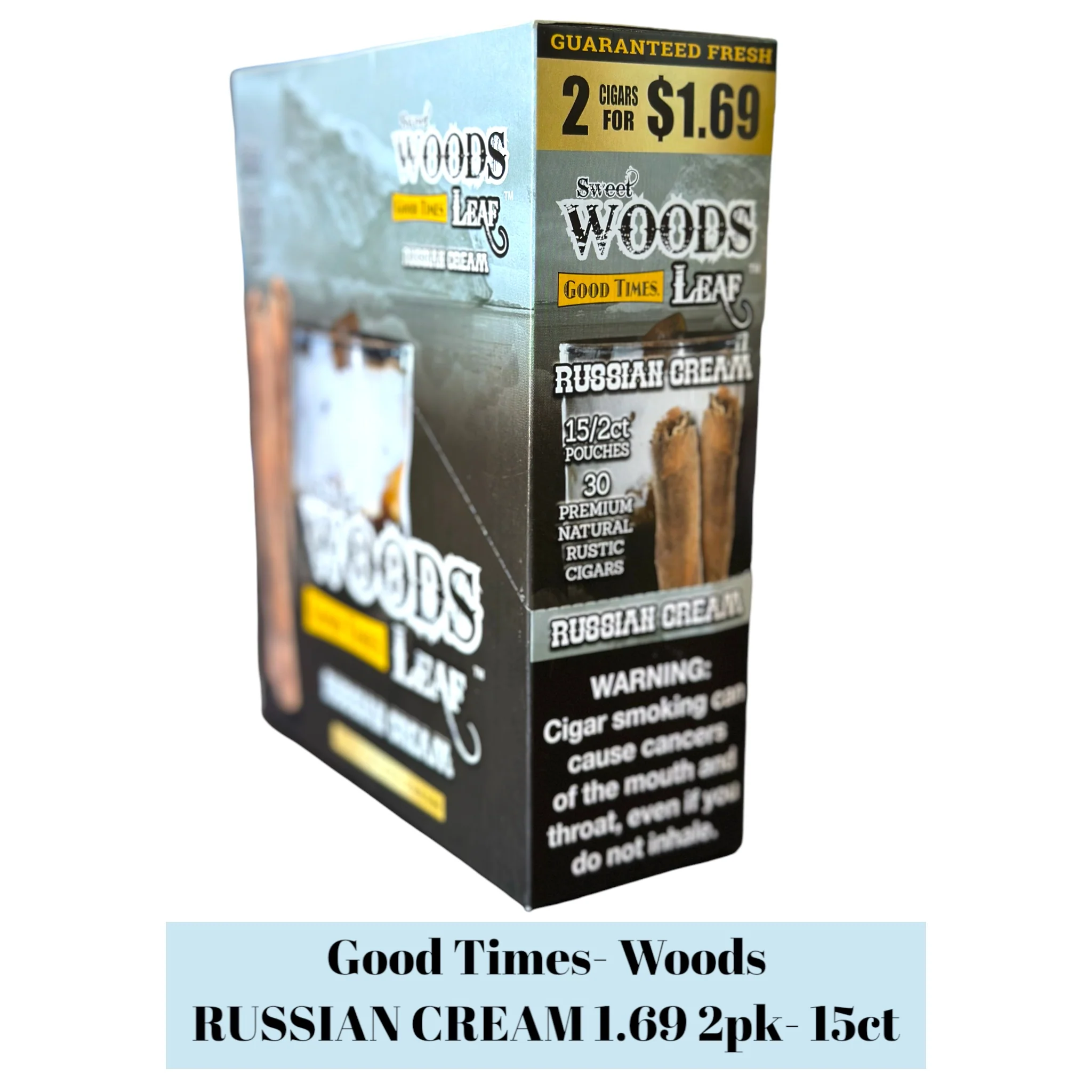 Good Times Woods $1.69 Cigarillos Pouch 2pk Display- 15ct - Image 6