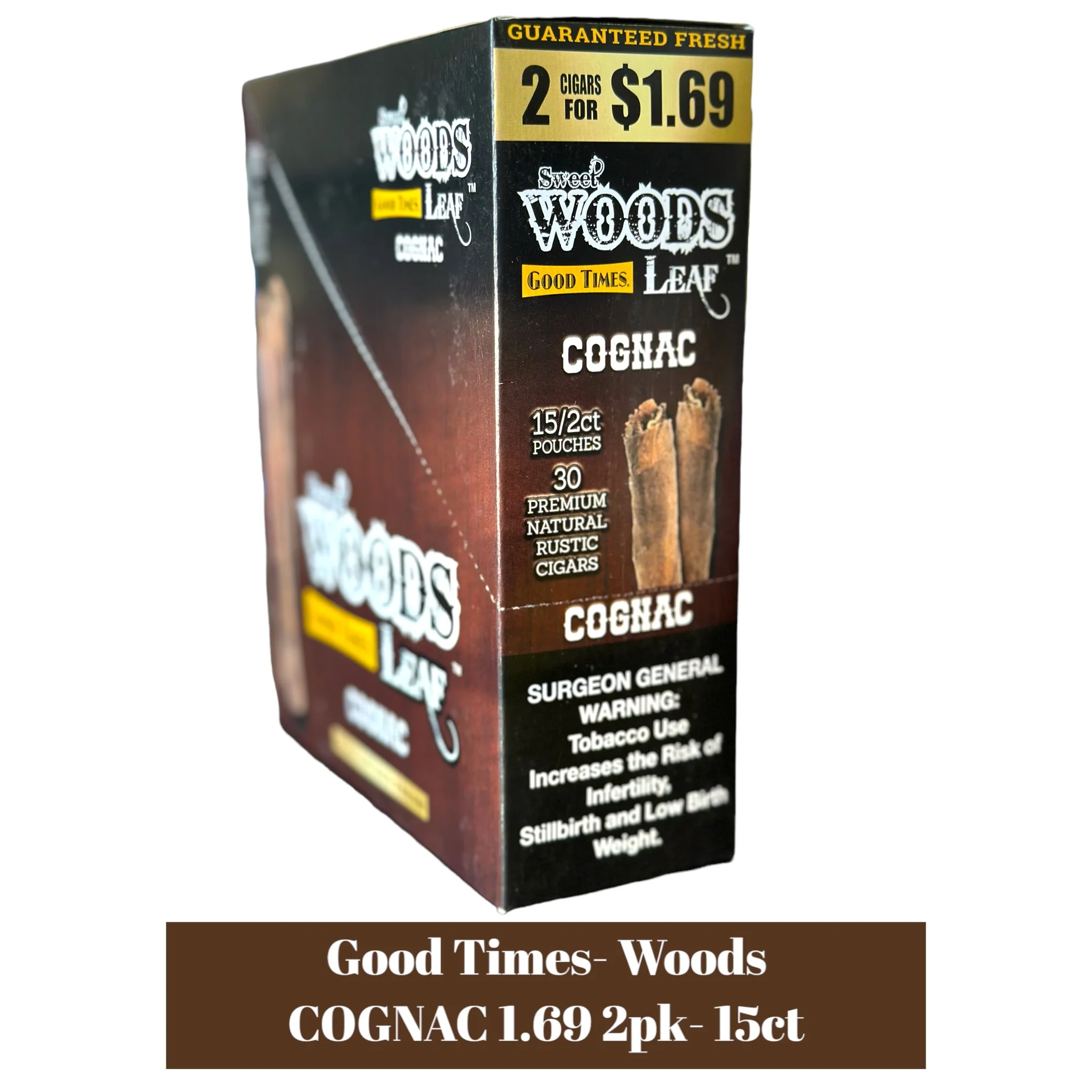 Good Times Woods $1.69 Cigarillos Pouch 2pk Display- 15ct - Image 8