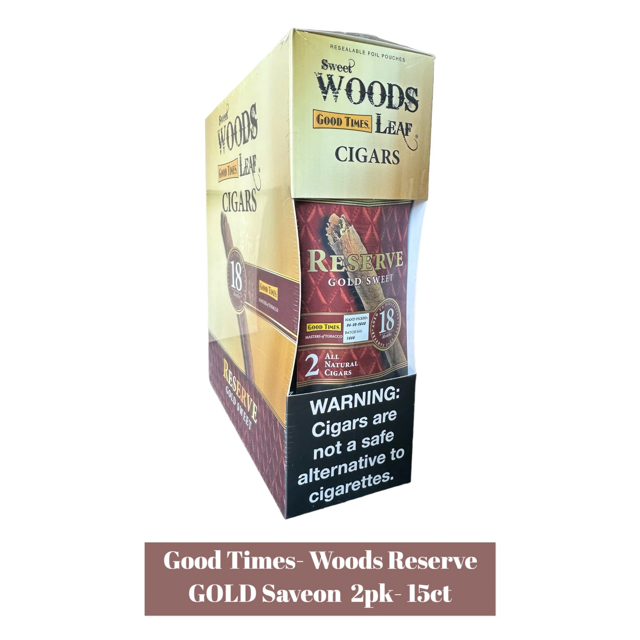 Good Times- Woods Reserve Saveon 2pk- 15ct - Image 2