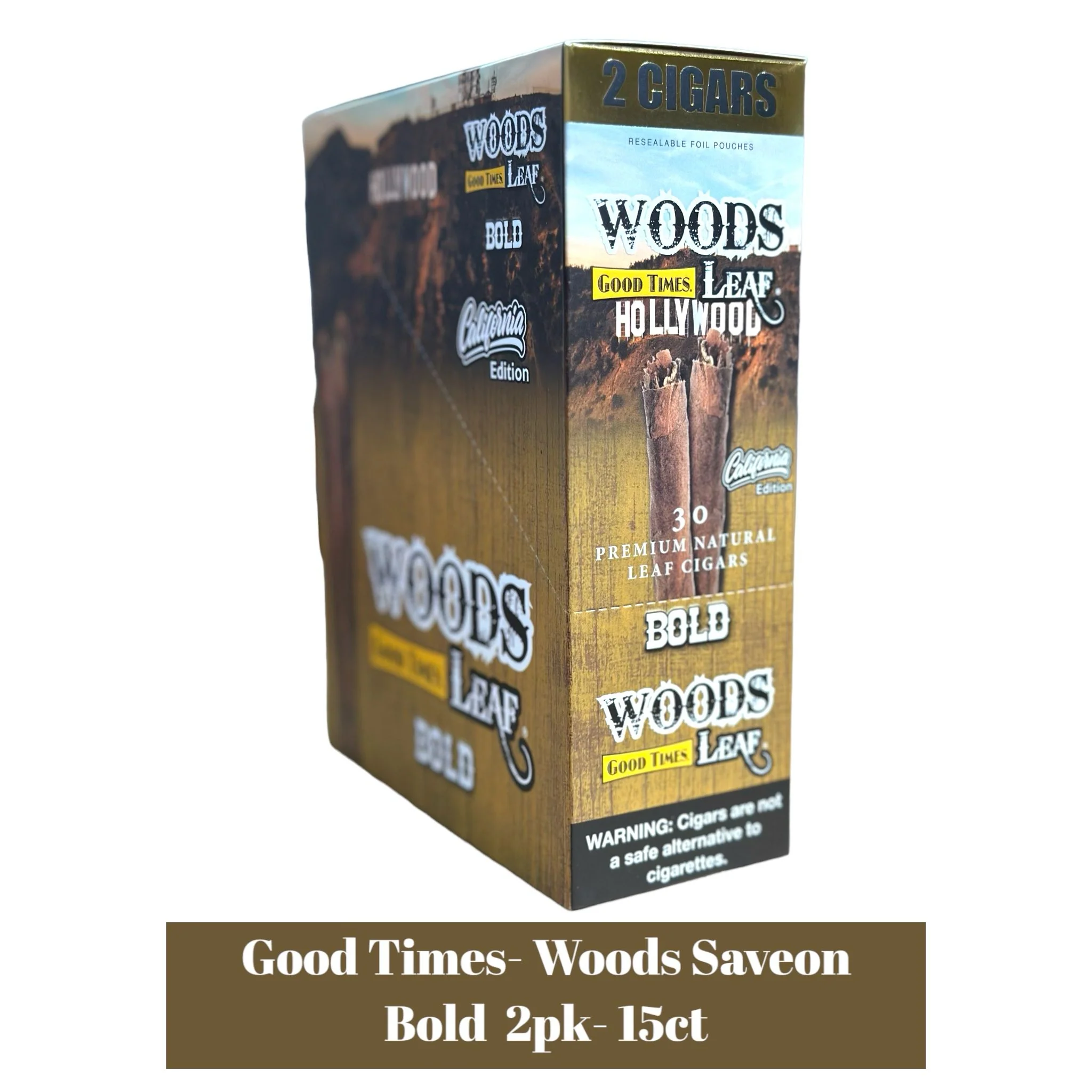 Good Times Woods Saveon Cigarillos Pouch 2pk Display- 15ct - Image 16