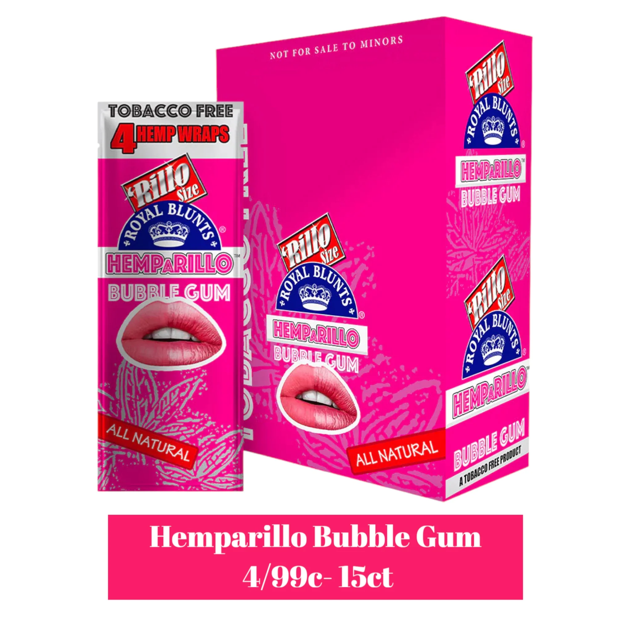 Hemparillo Wraps 4/99c Pouch Display- 15ct - Image 10