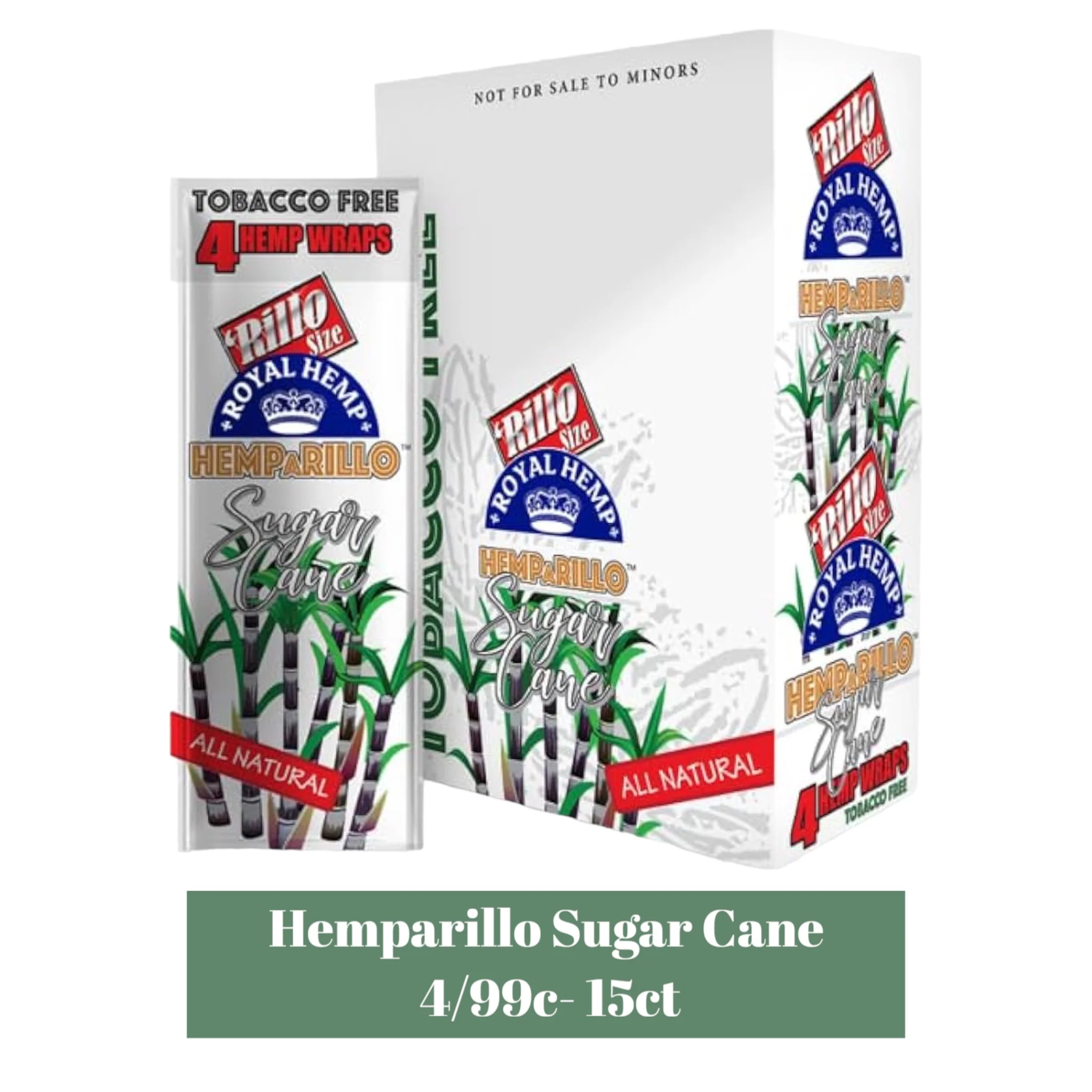 Hemparillo Wraps 4/99c Pouch Display- 15ct - Image 12