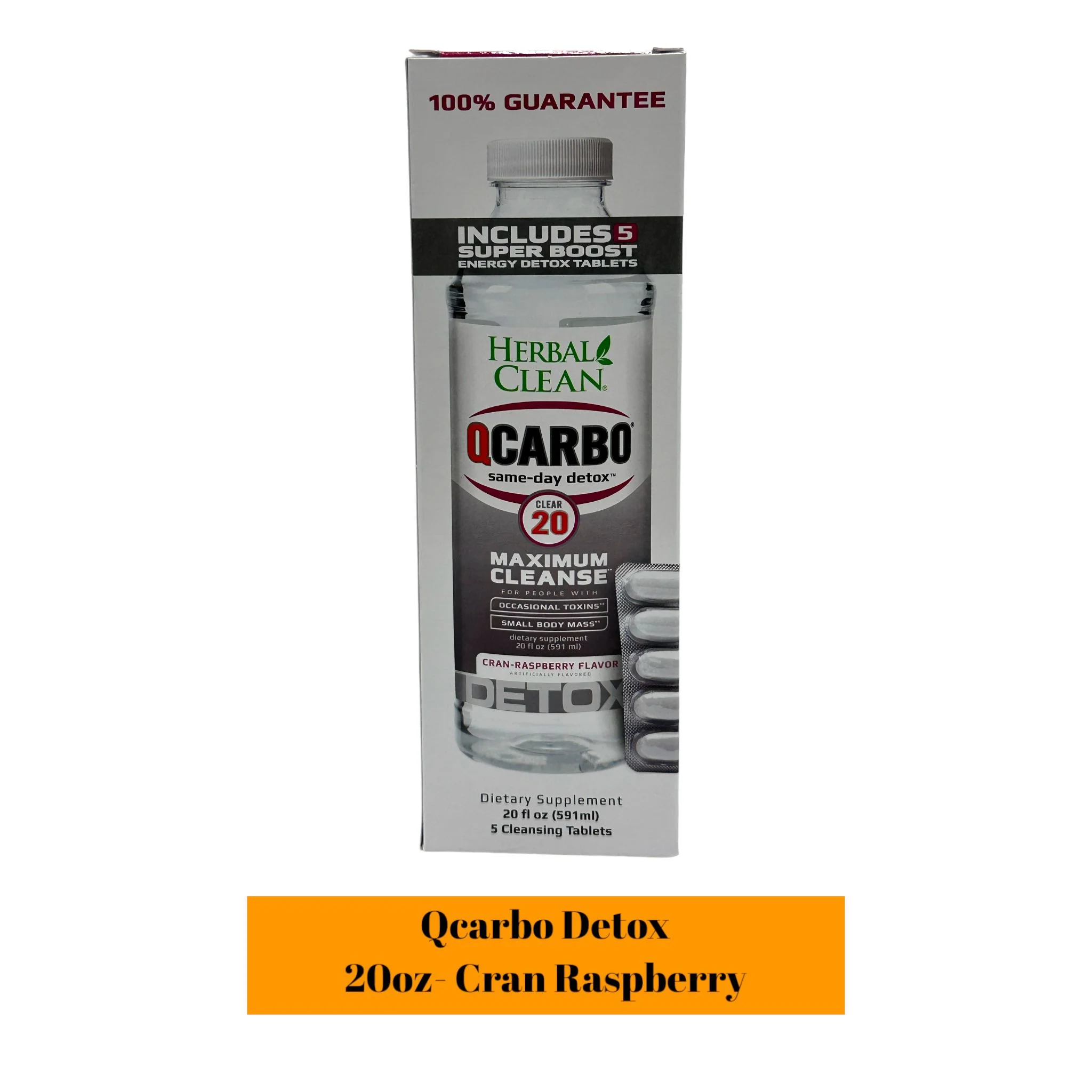 Herbal Clean Qcarbo Detox 20oz-1ct - Image 3