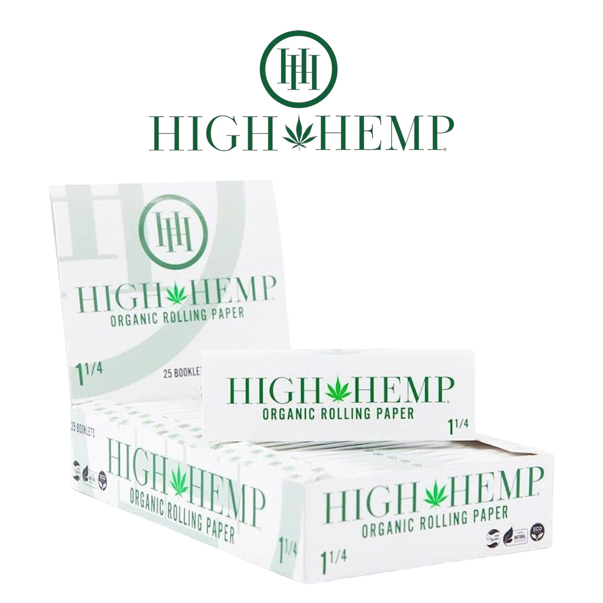 High Hemp 11/4 Rolling Paper-25ct