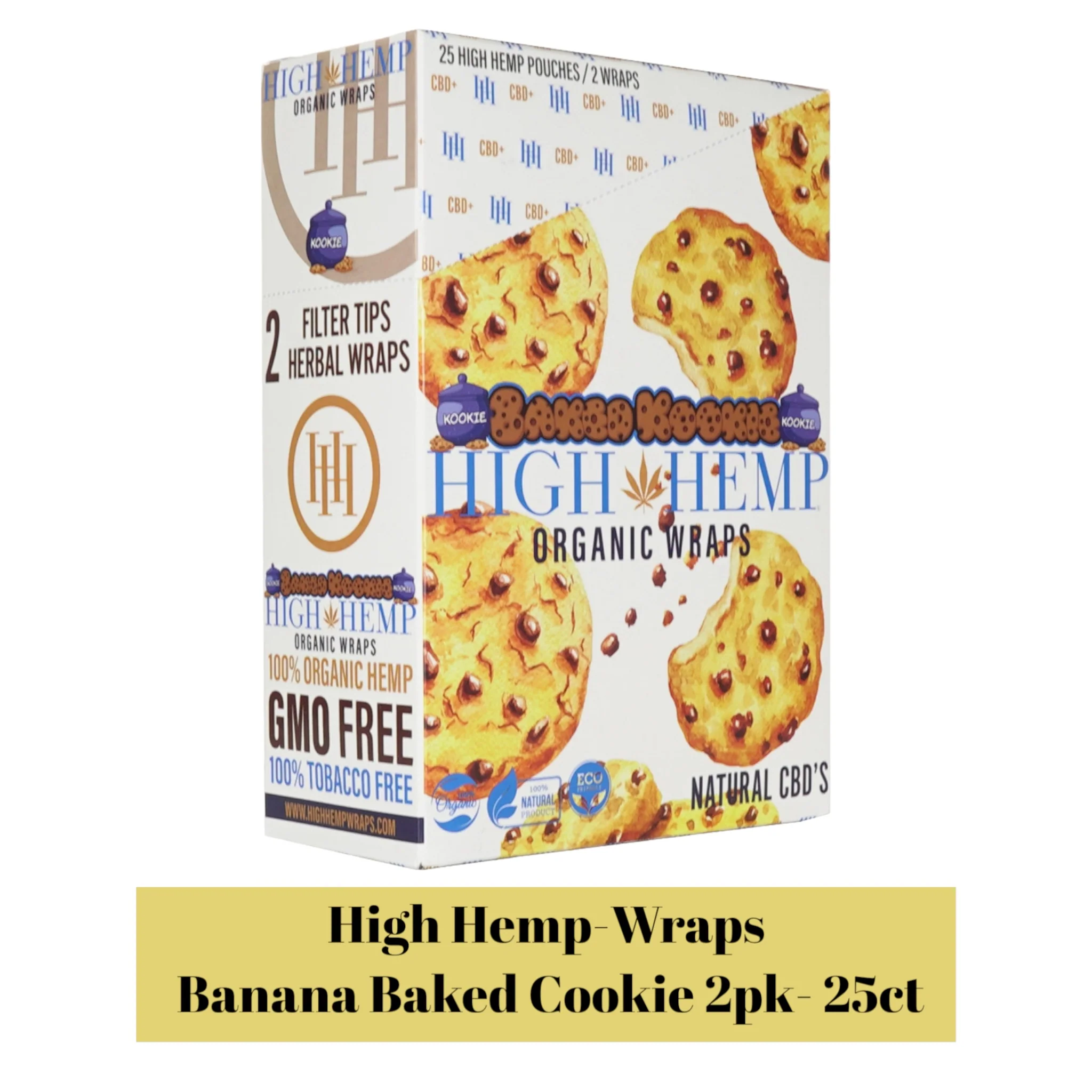 High Hemp Herbal Blunt Wraps 2pk- 25ct - Image 4