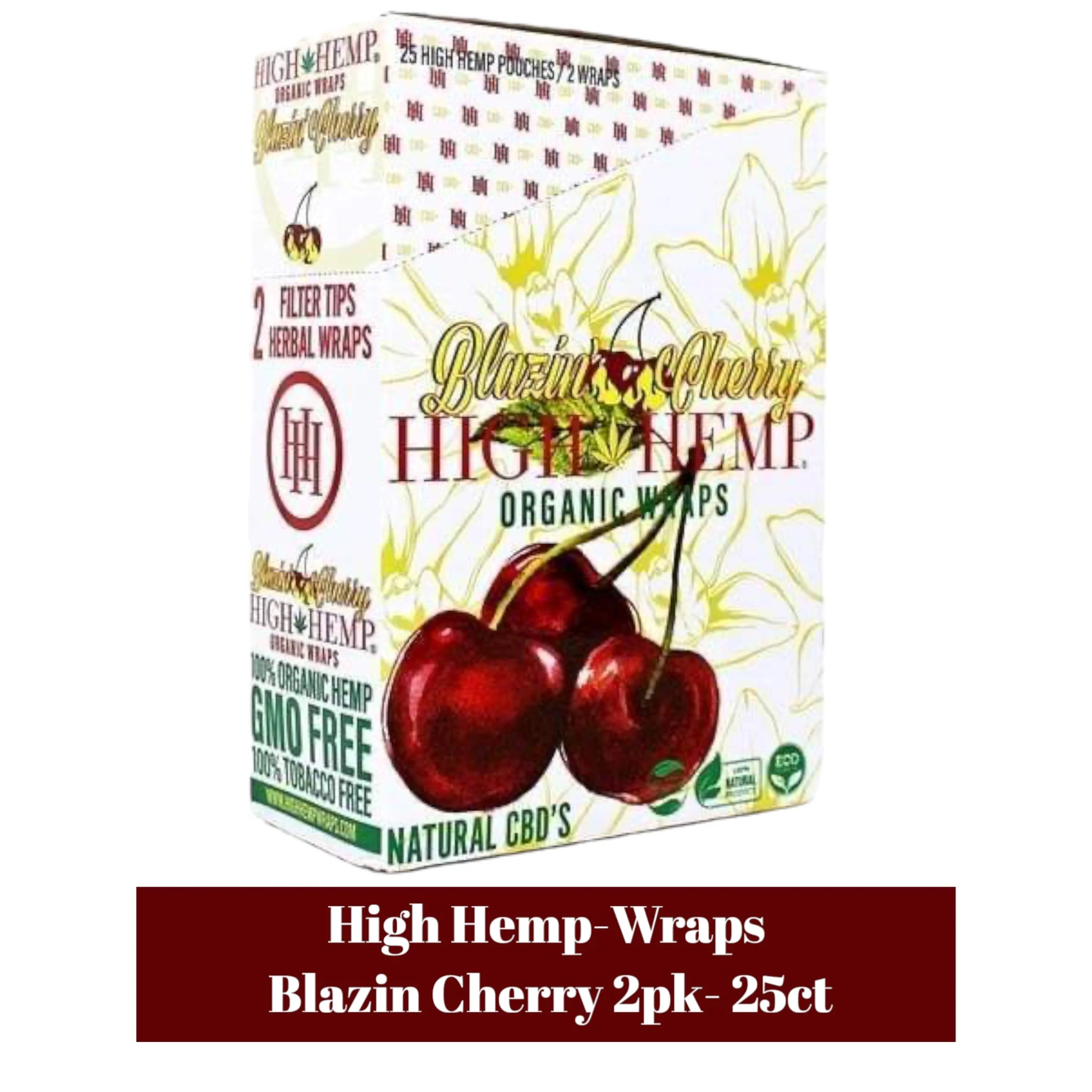 High Hemp Herbal Blunt Wraps 2pk- 25ct - Image 7