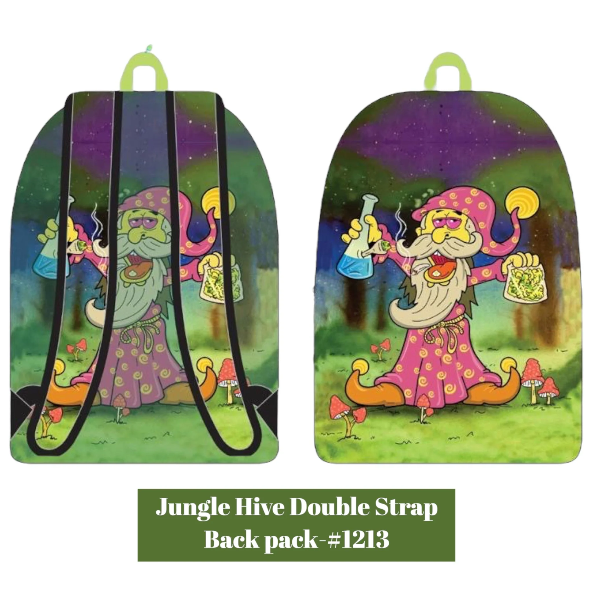 Jungle Hive Double Strap Backpack - Image 4