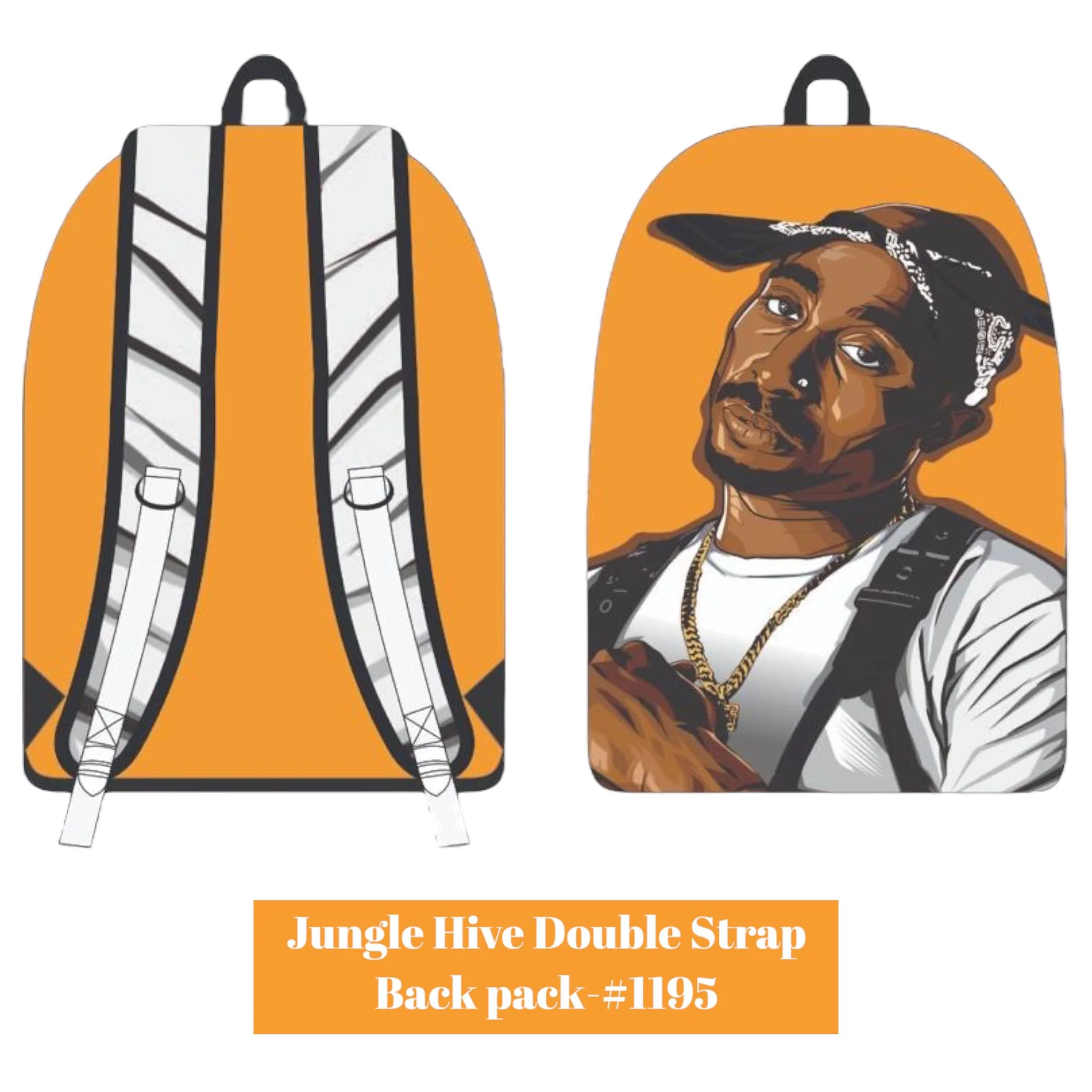 Jungle Hive Double Strap Backpack - Image 8