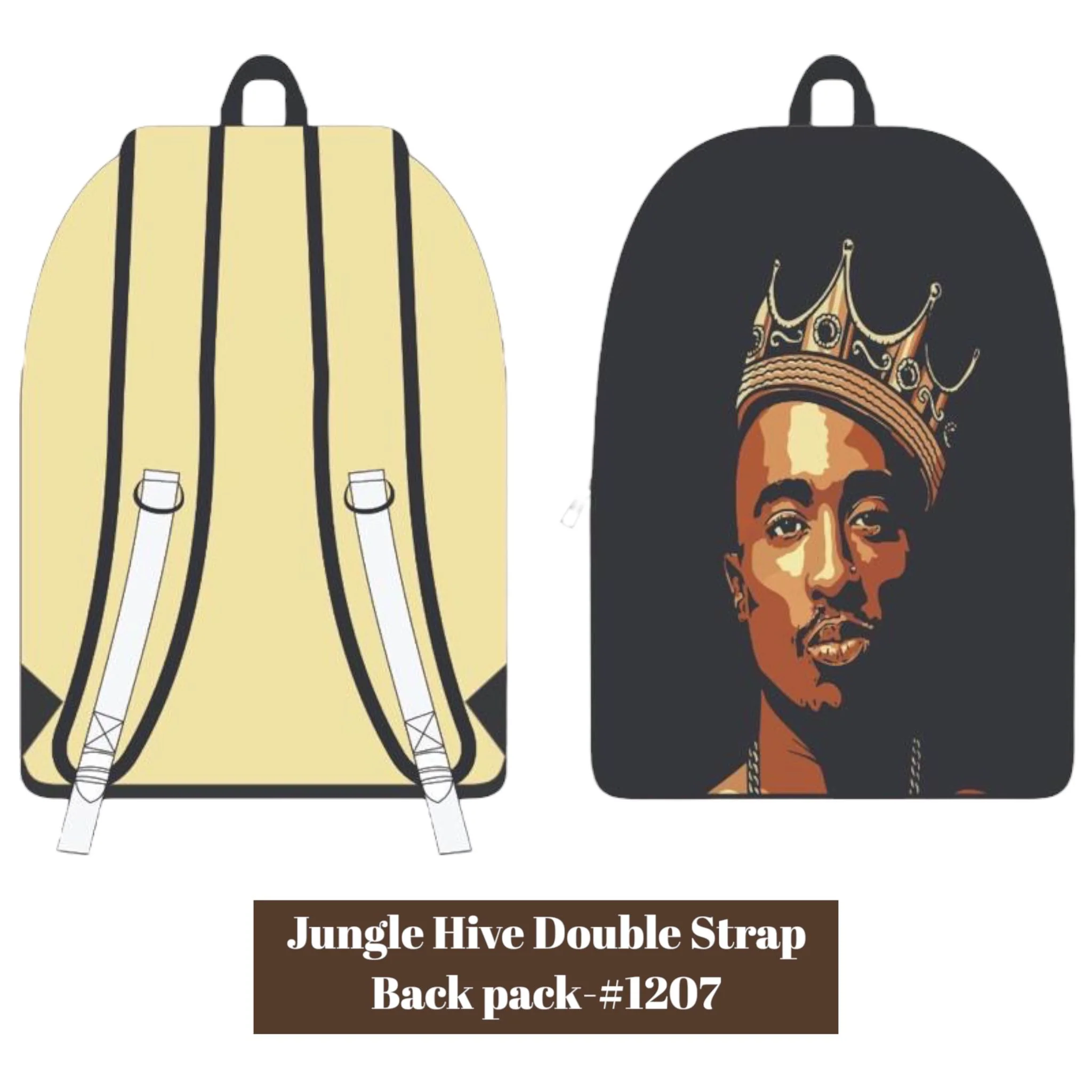 Jungle Hive Double Strap Backpack - Image 9