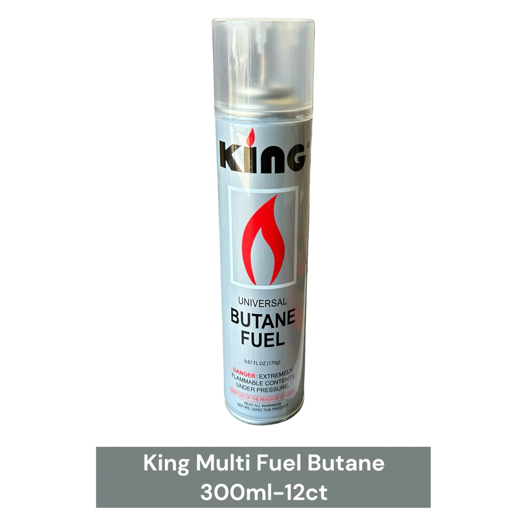 King Multi Fuel Butane 300ml - 12ct - Image 2