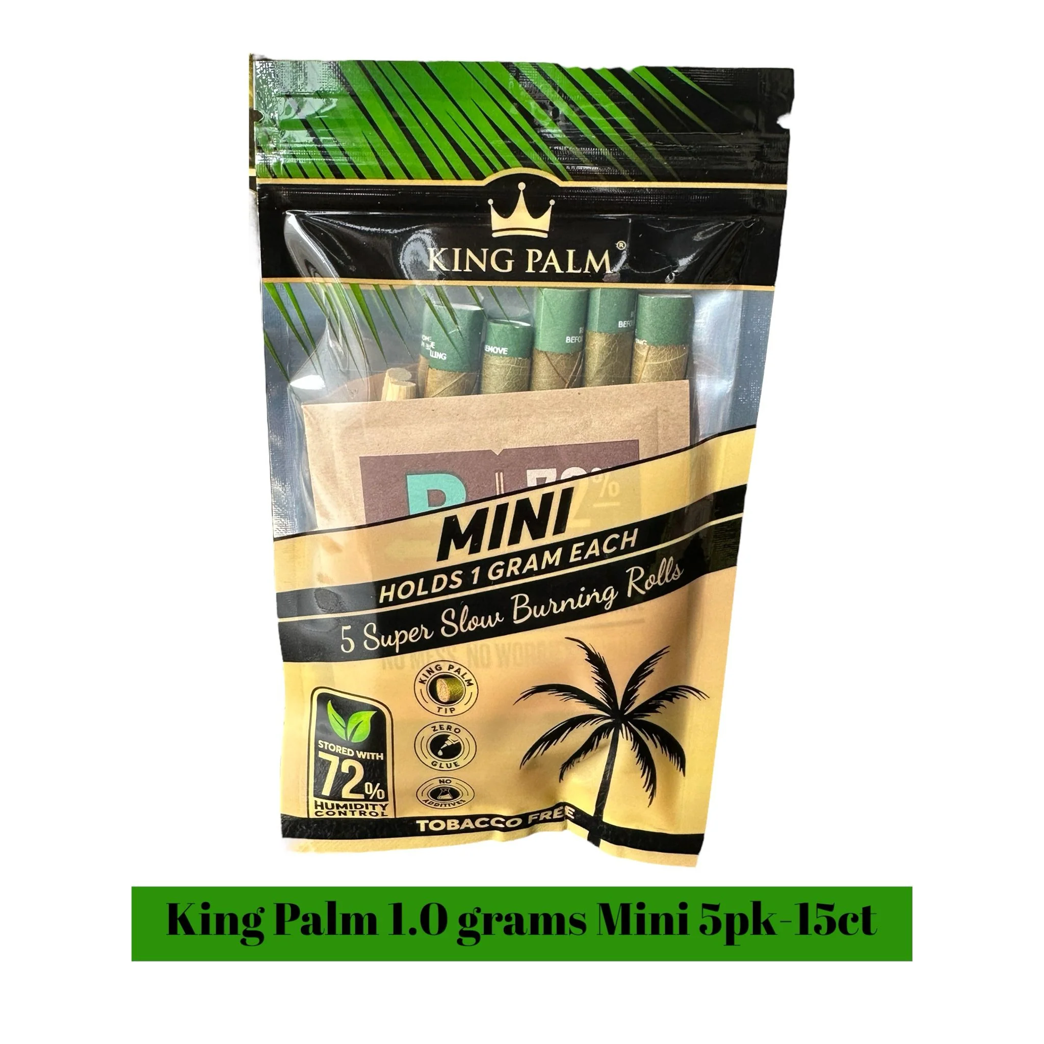 King Palm 1.0g-Mini Rolls 5pack - 15ct - Image 2