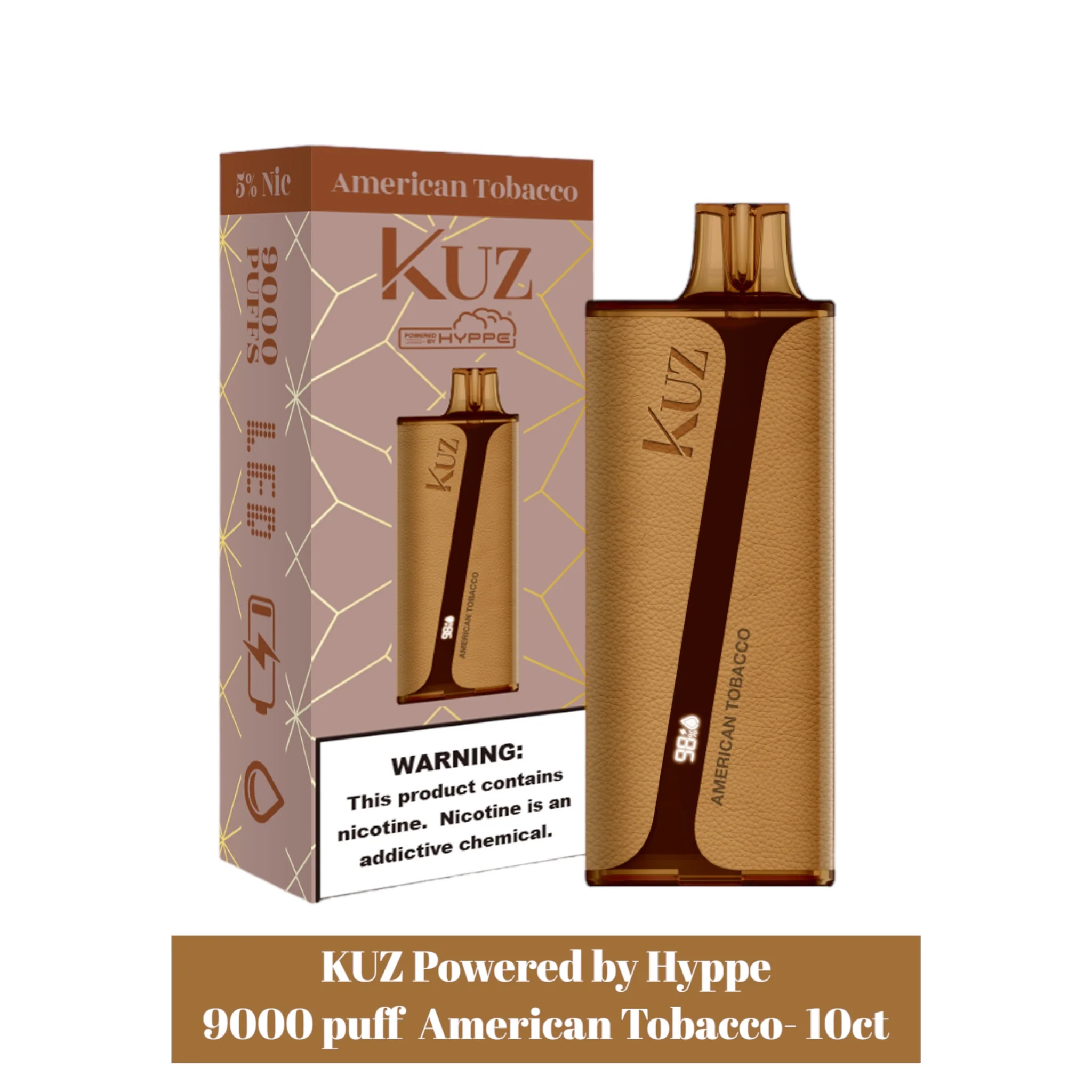 Kuz 9000 puff 5% Disposable Vape -10 pack - Image 3