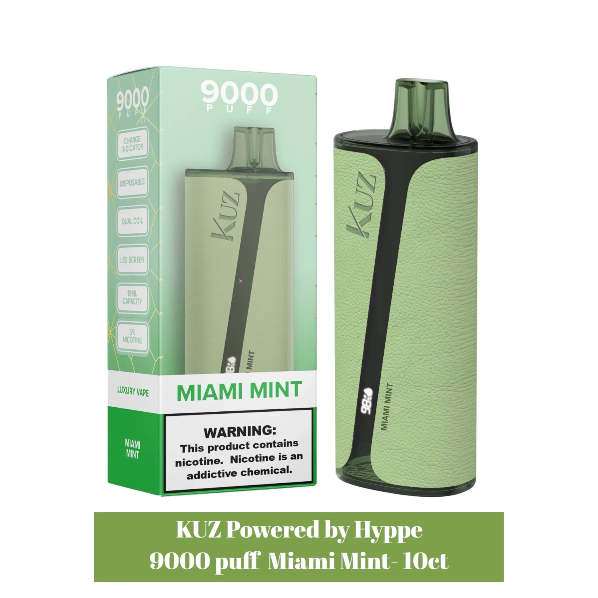Kuz 9000 puff 5% Disposable Vape -10 pack - Image 5