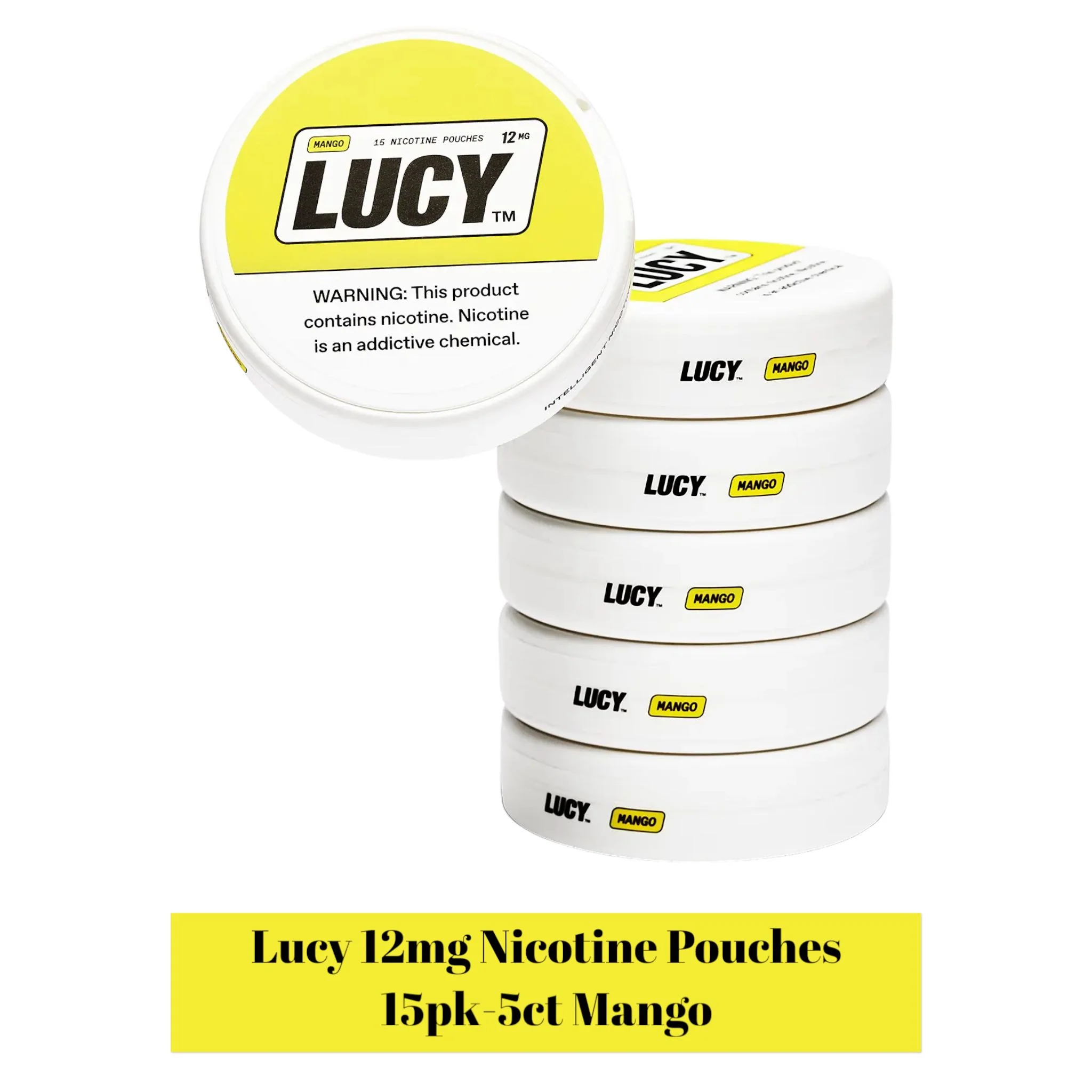 LUCY Nicotine Pouches 12mg 15pk -5ct - Image 5