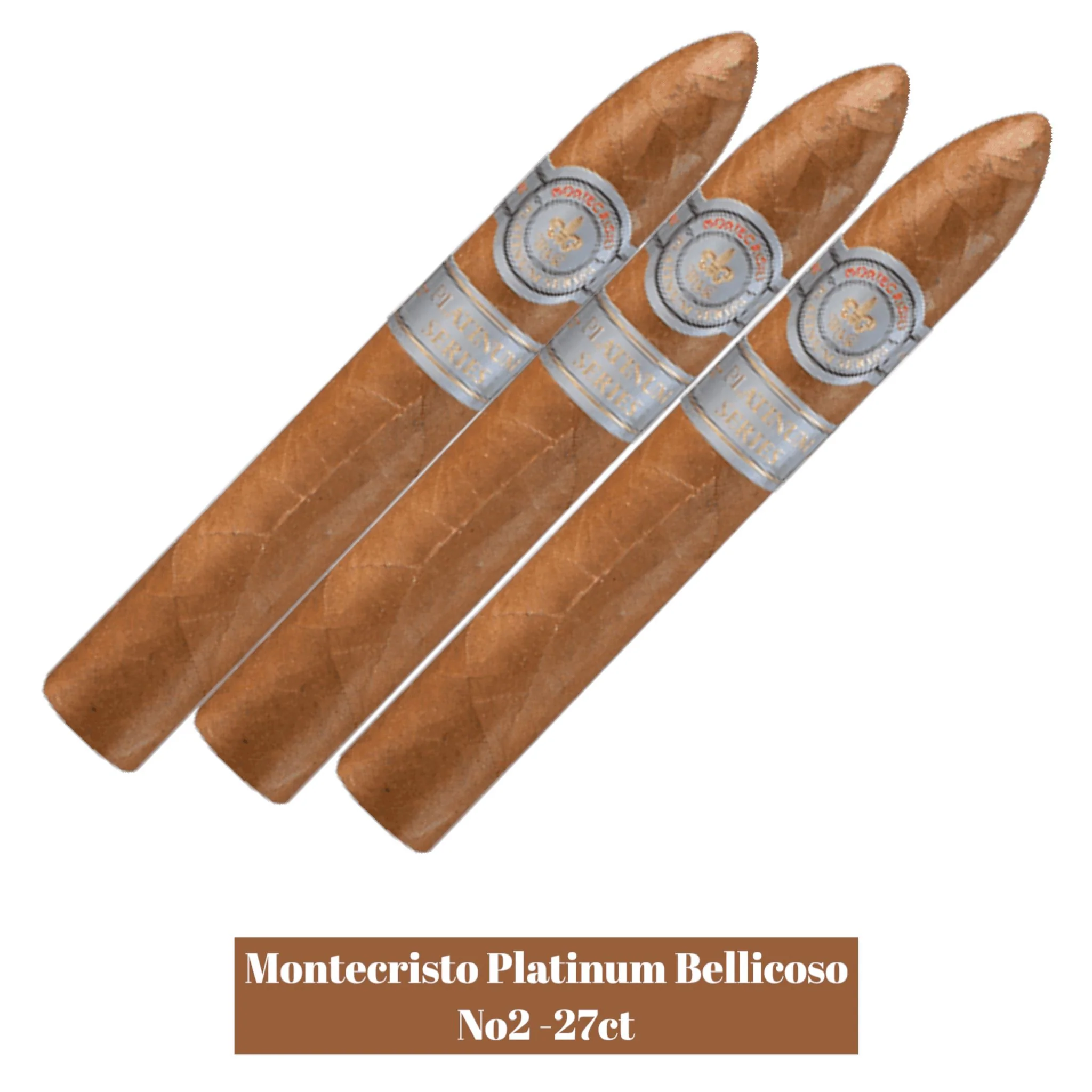 Montecristo Platinum Bellicoso No2 27ct - Image 2