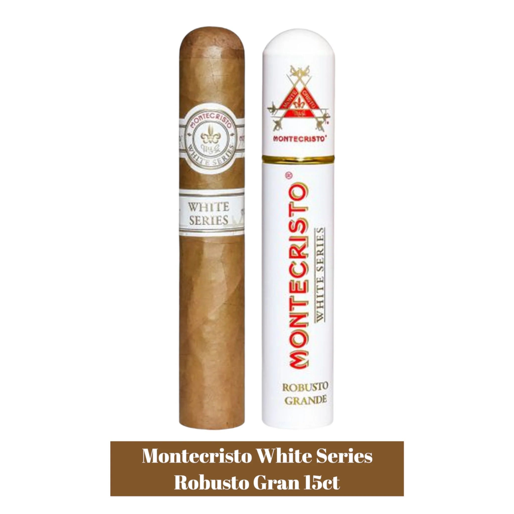Montecristo White Series Robusto Gran 15ct - Image 2