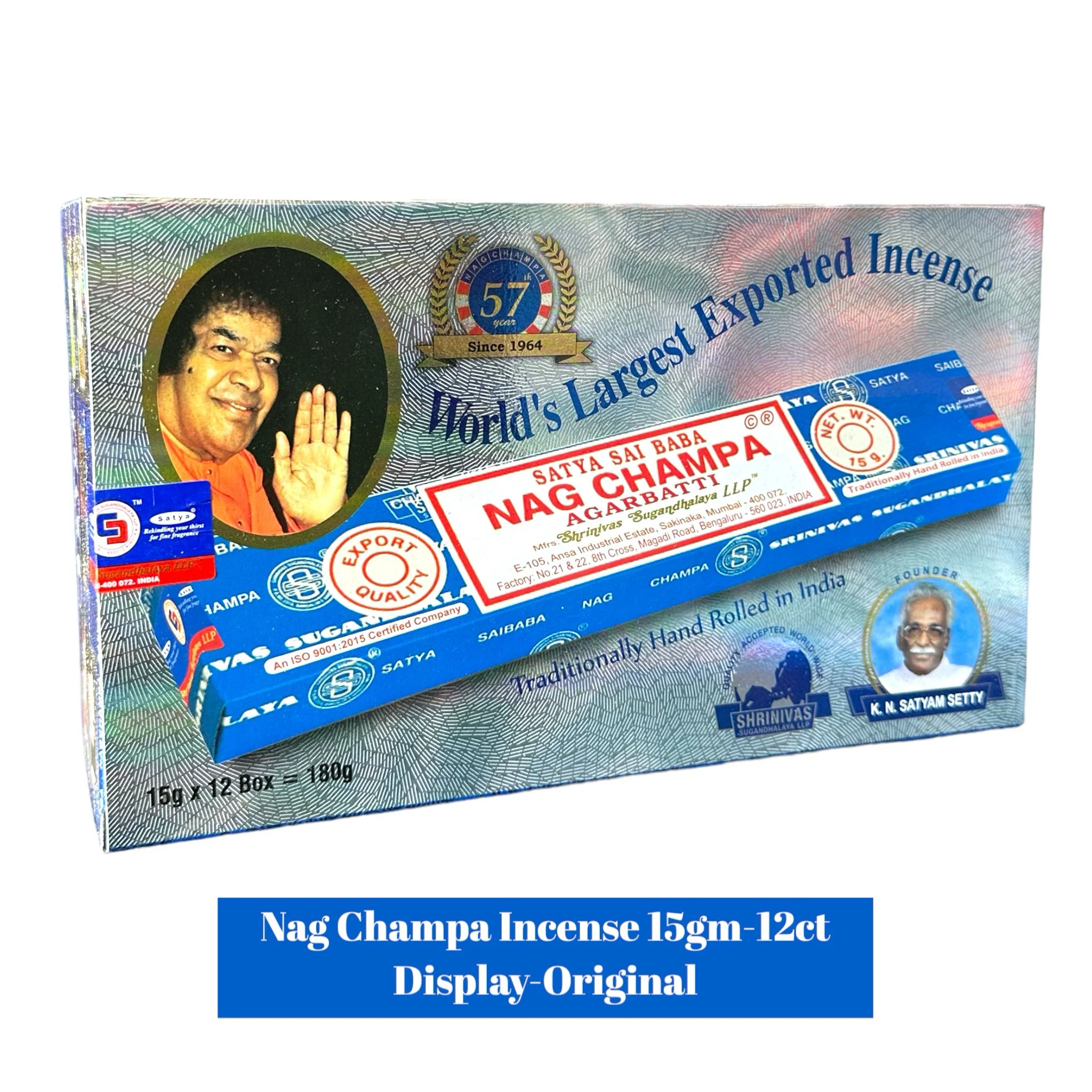 Nag Champa 15gm Display - Image 42
