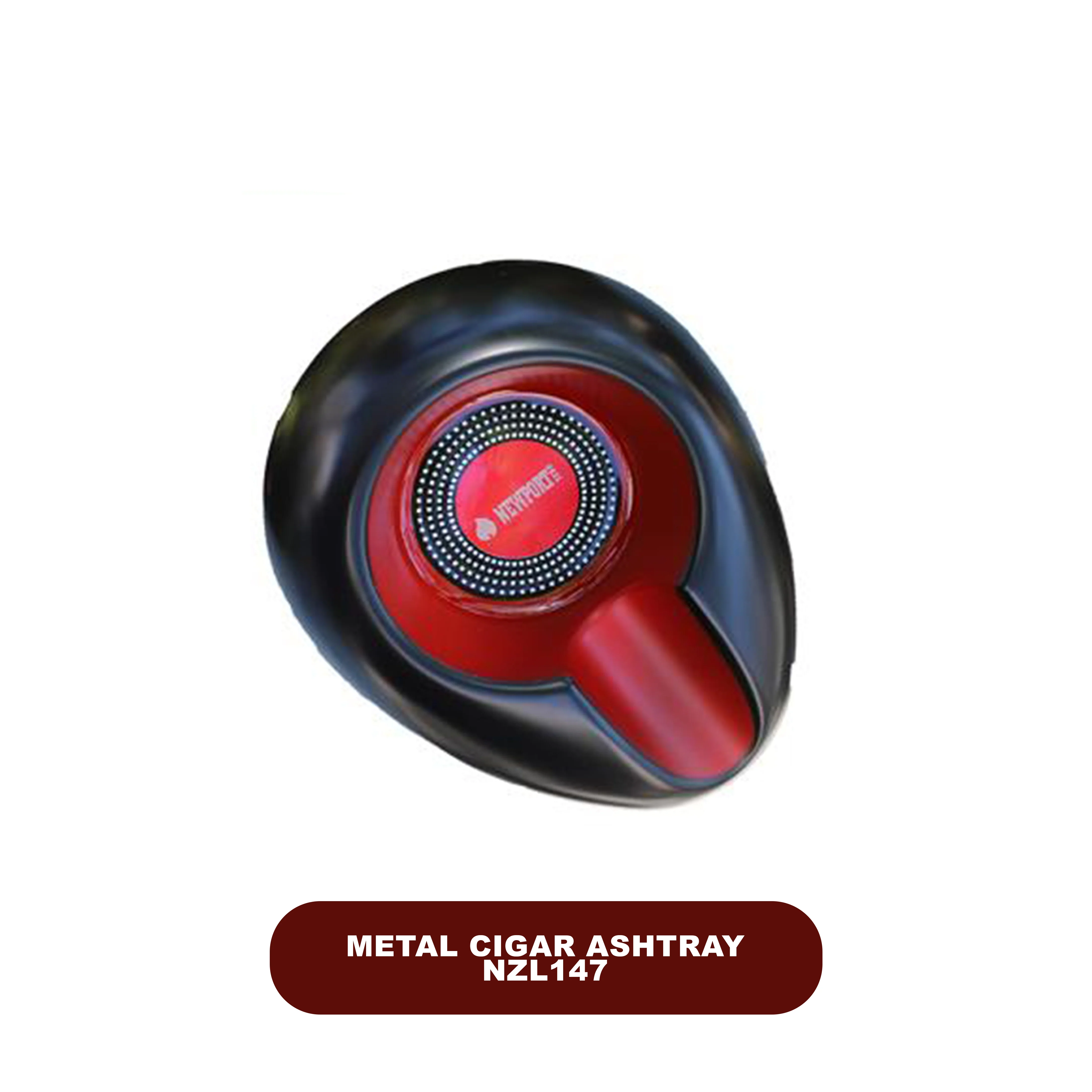 Newport Zero Small Round Metal Cigar Ashtray - Image 3