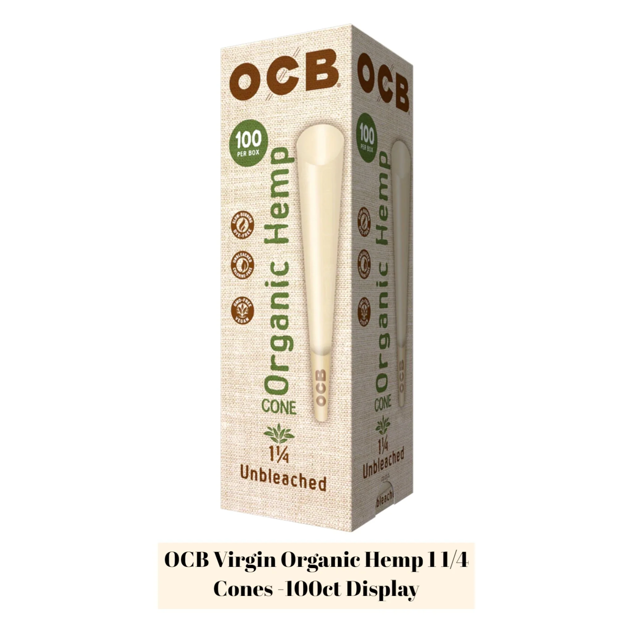 OCB 1 1/4 Rolling Paper Cones-100ct - Image 4