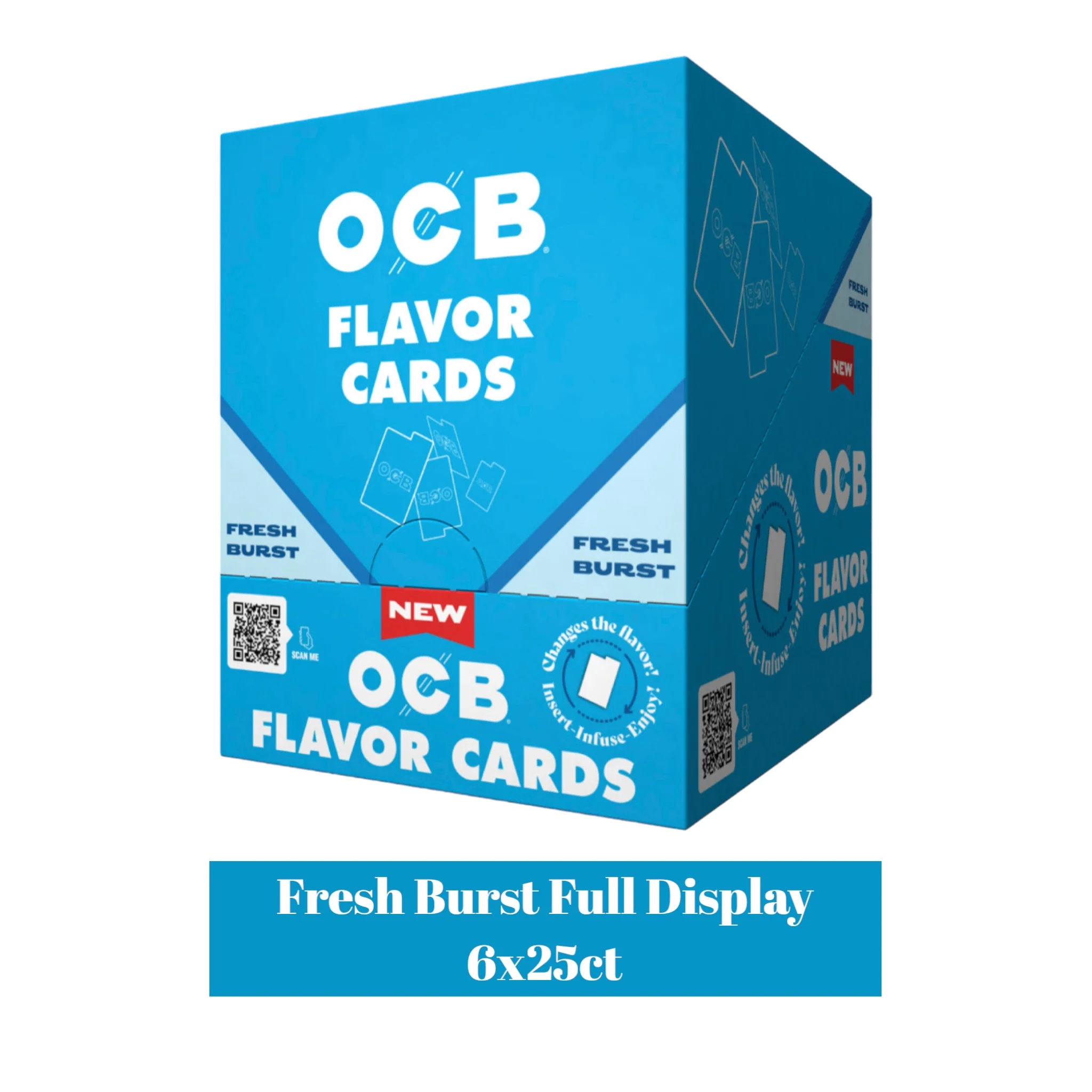 OCB Flavor Card Single 25ct and Full Display - Image 4