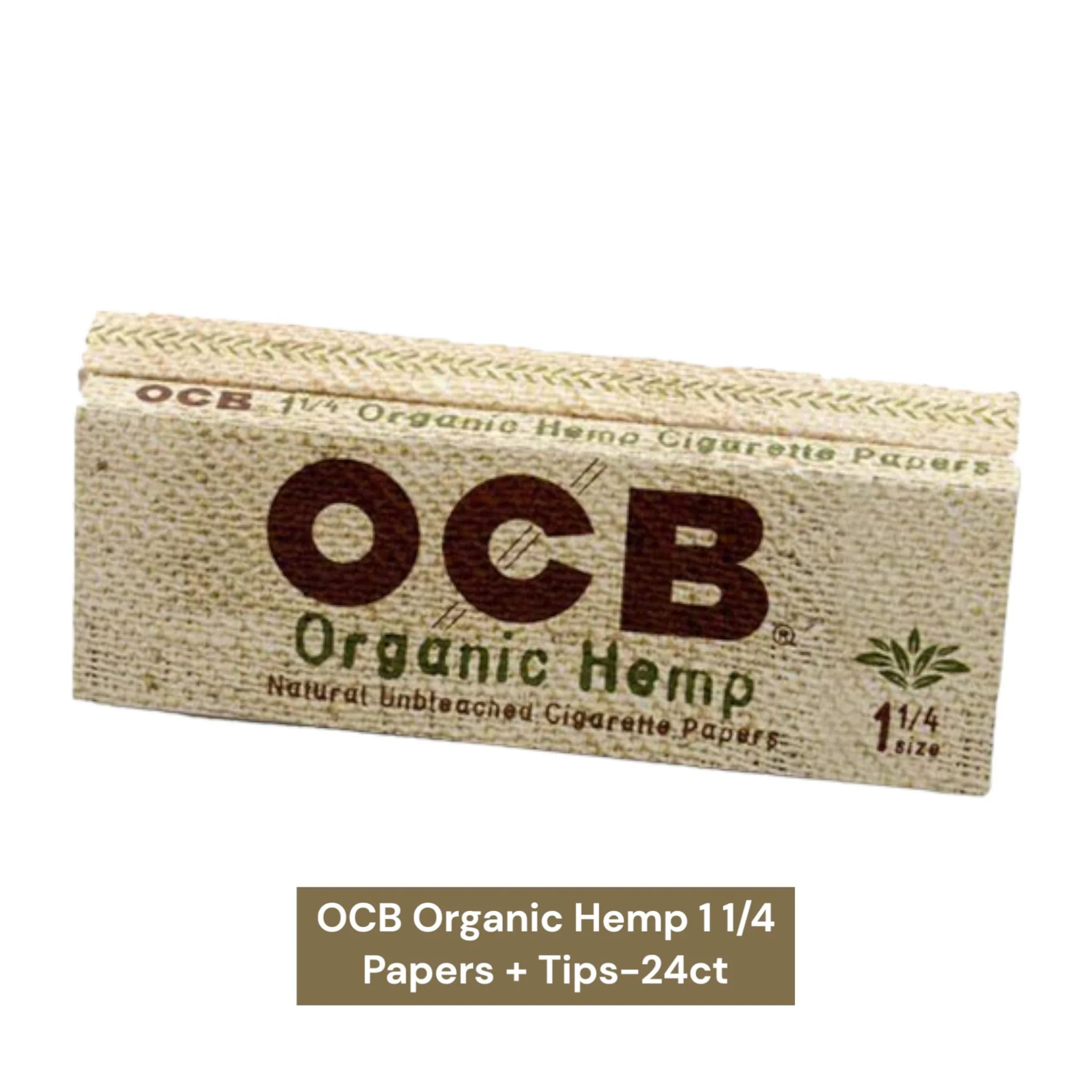 OCB Organic Hemp 11/4 Paper + Tips 24ct - Image 2