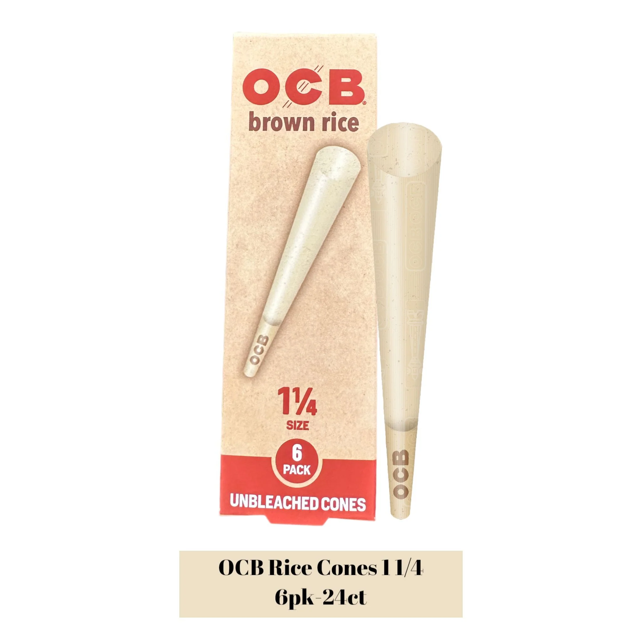 OCB Rice Cone 1 1/4- 24ct - Image 2