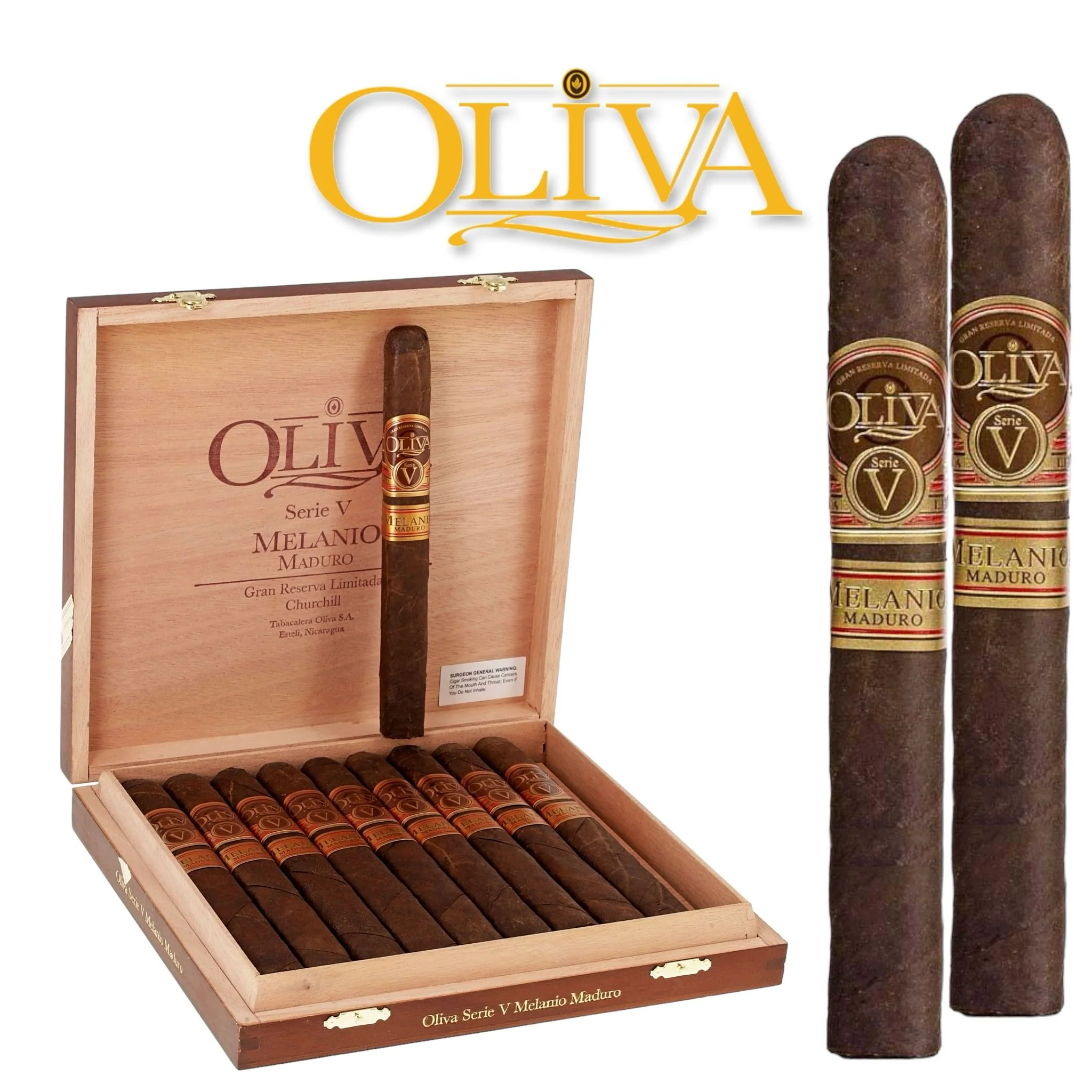 Oliva Melanio Maduro Churchill-10ct