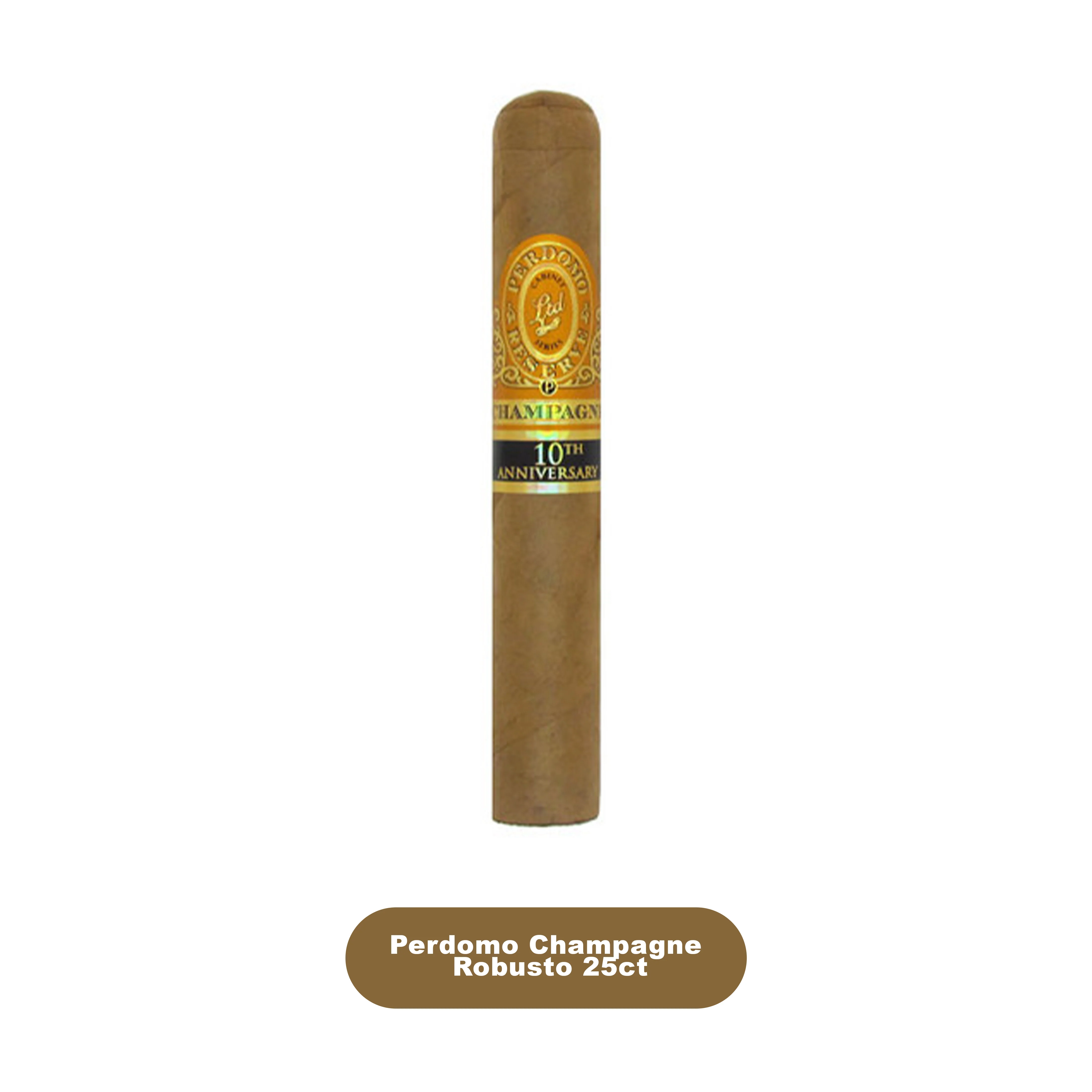 Perdomo 10th Anniversary Champagne Robusto- 25ct - Image 2