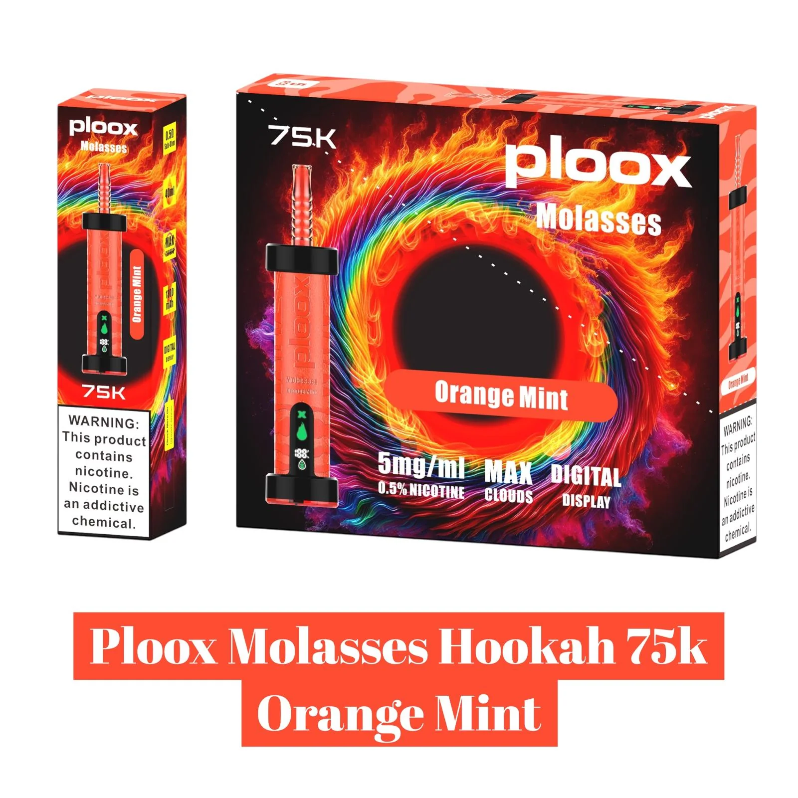 Ploox Molasses Hookah 75k -5pk - Image 14