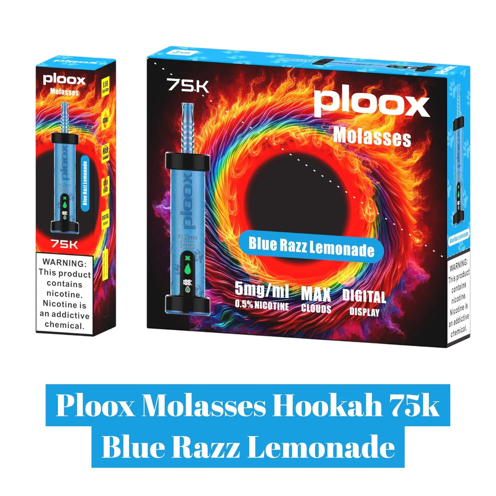 Ploox Molasses Hookah 75k -5pk - Image 8