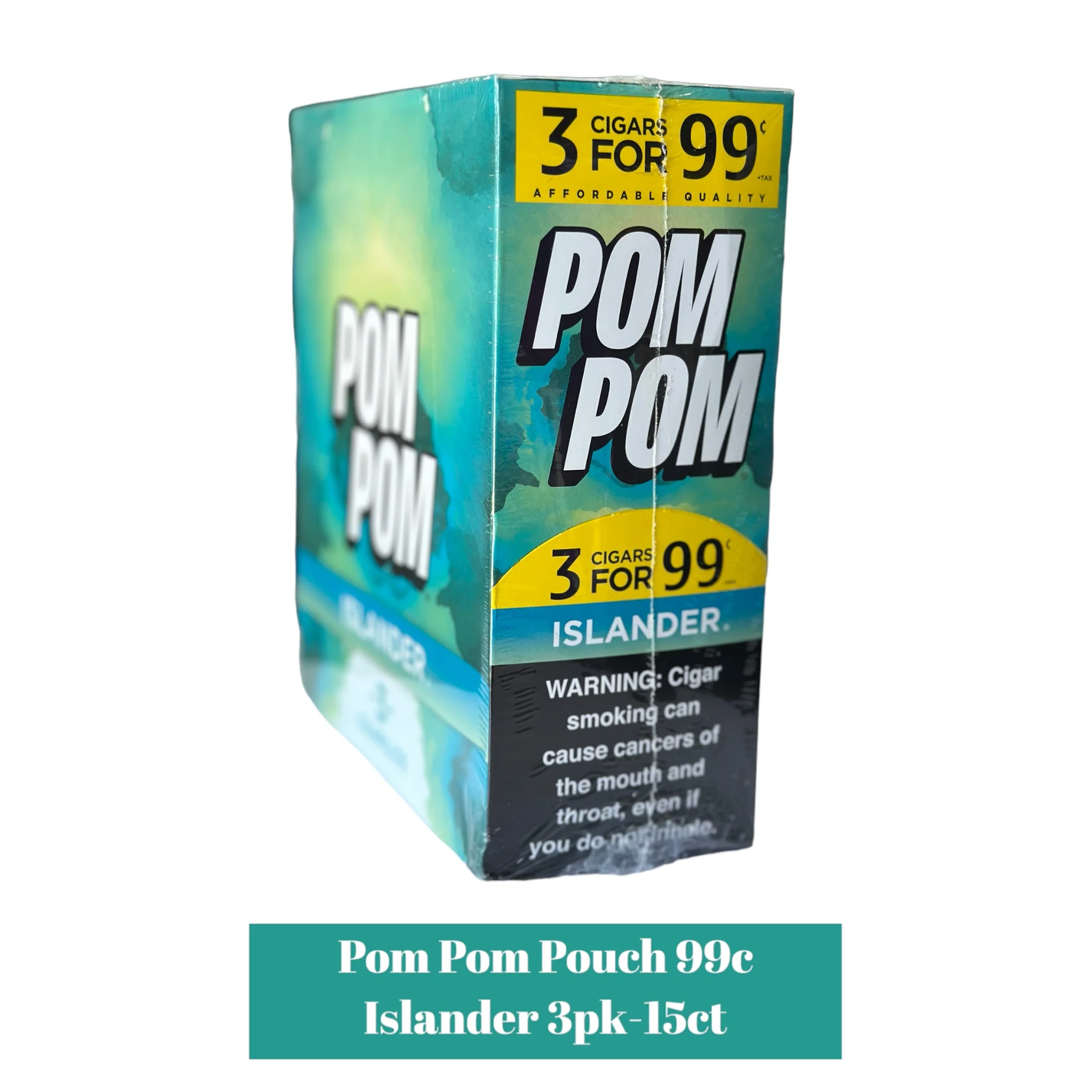 Pom Pom Cigarillos Pouch 3pk / 99c Display-15ct - Image 3