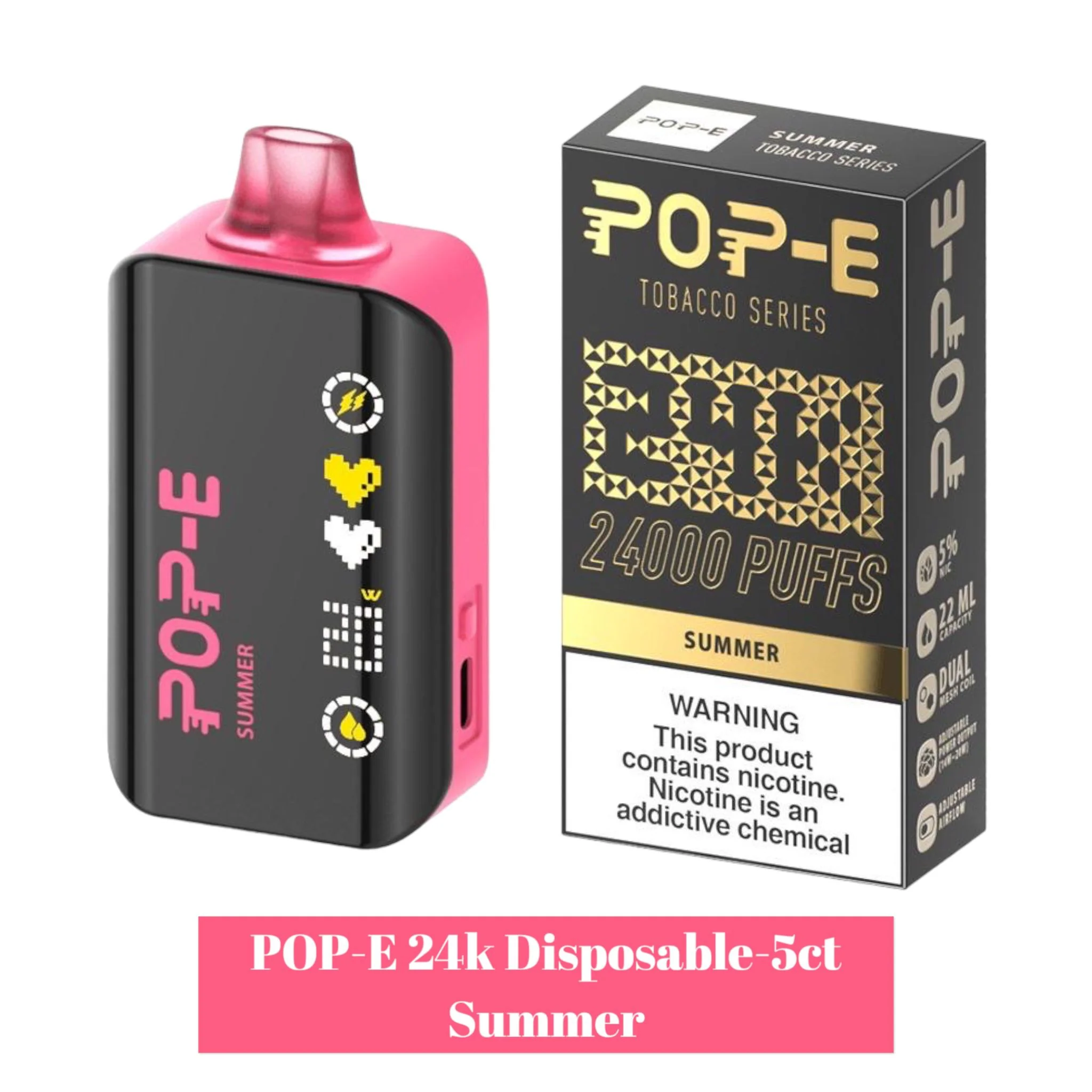 POP-E 24K Disposable - 5ct - Image 11