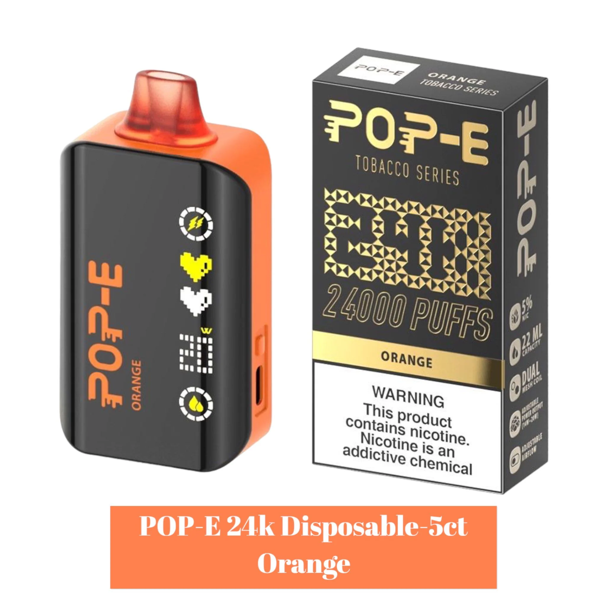 POP-E 24K Disposable - 5ct - Image 7