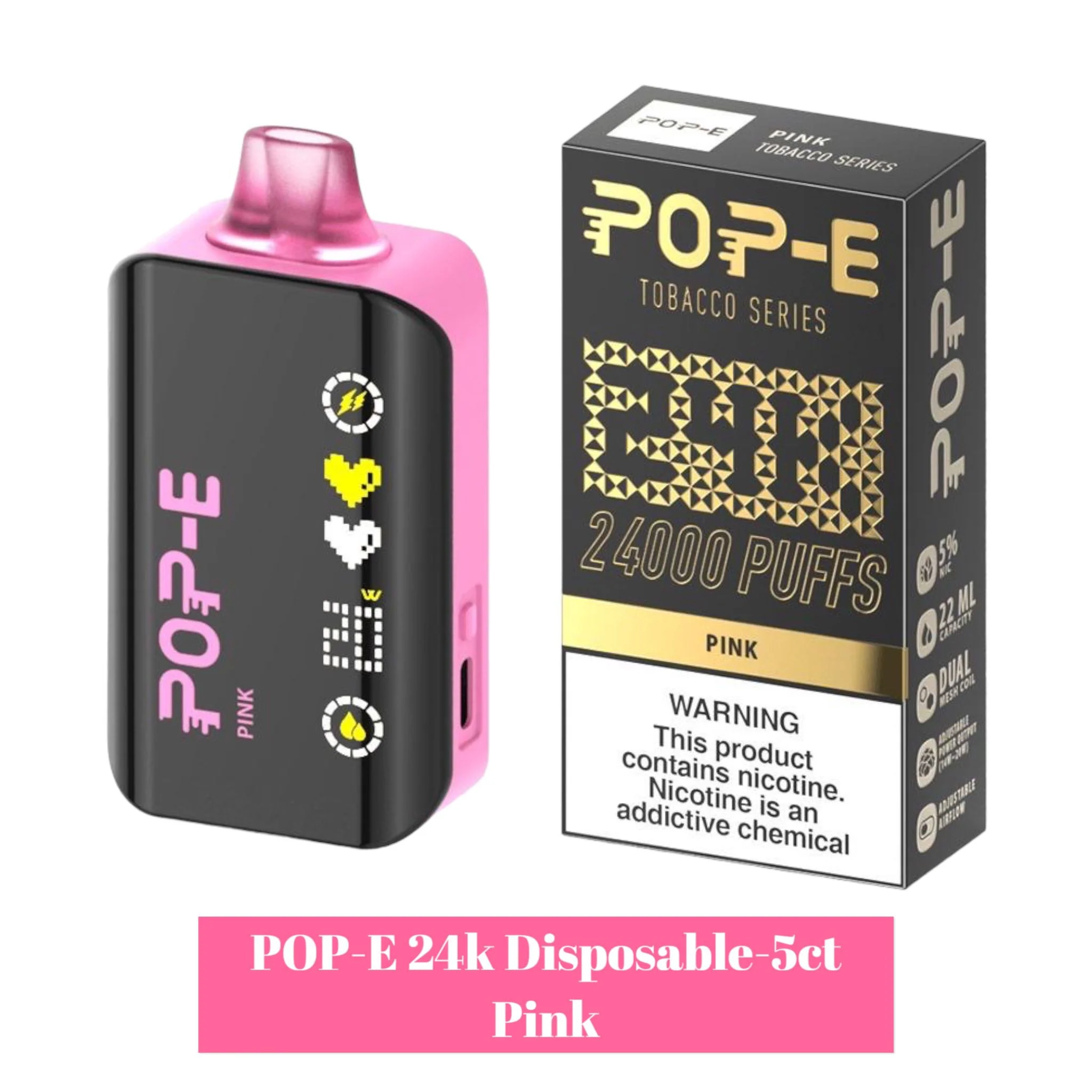 POP-E 24K Disposable - 5ct - Image 8