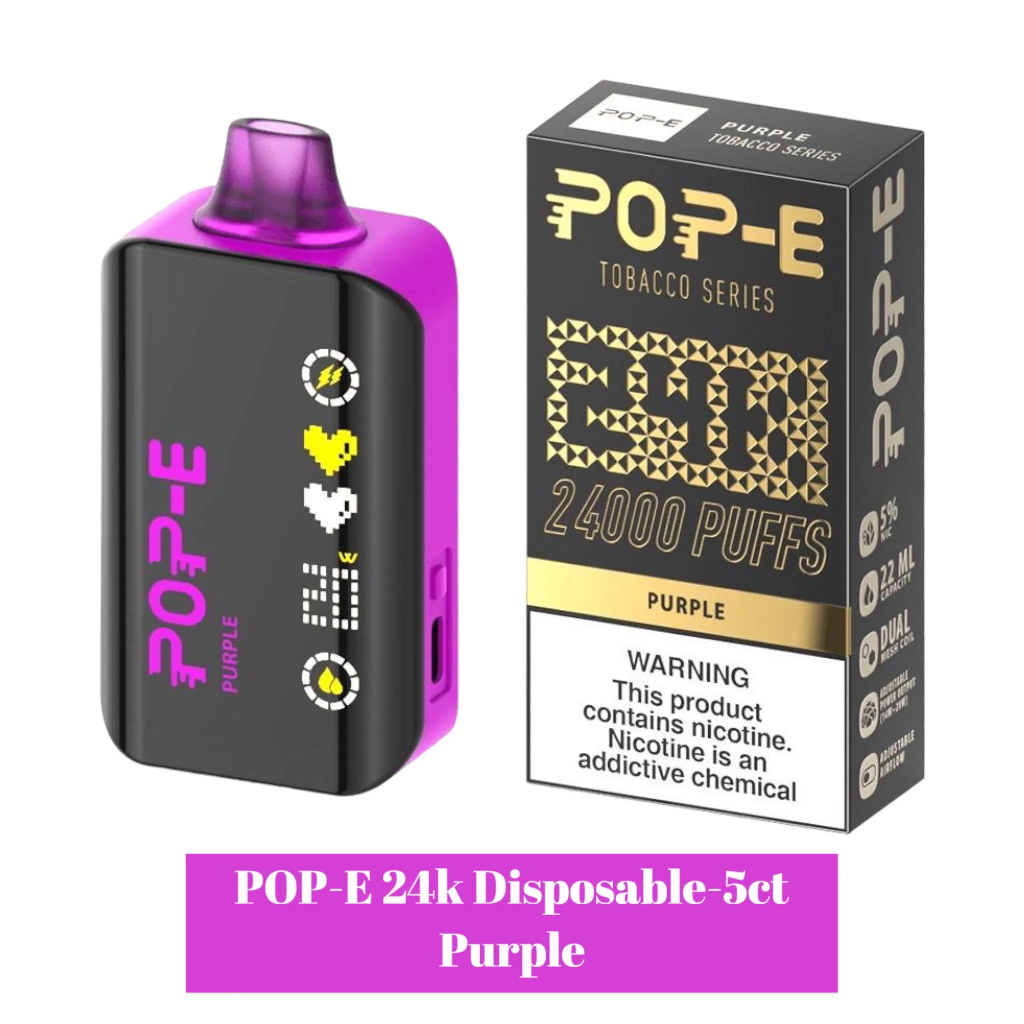 POP-E 24K Disposable - 5ct - Image 9