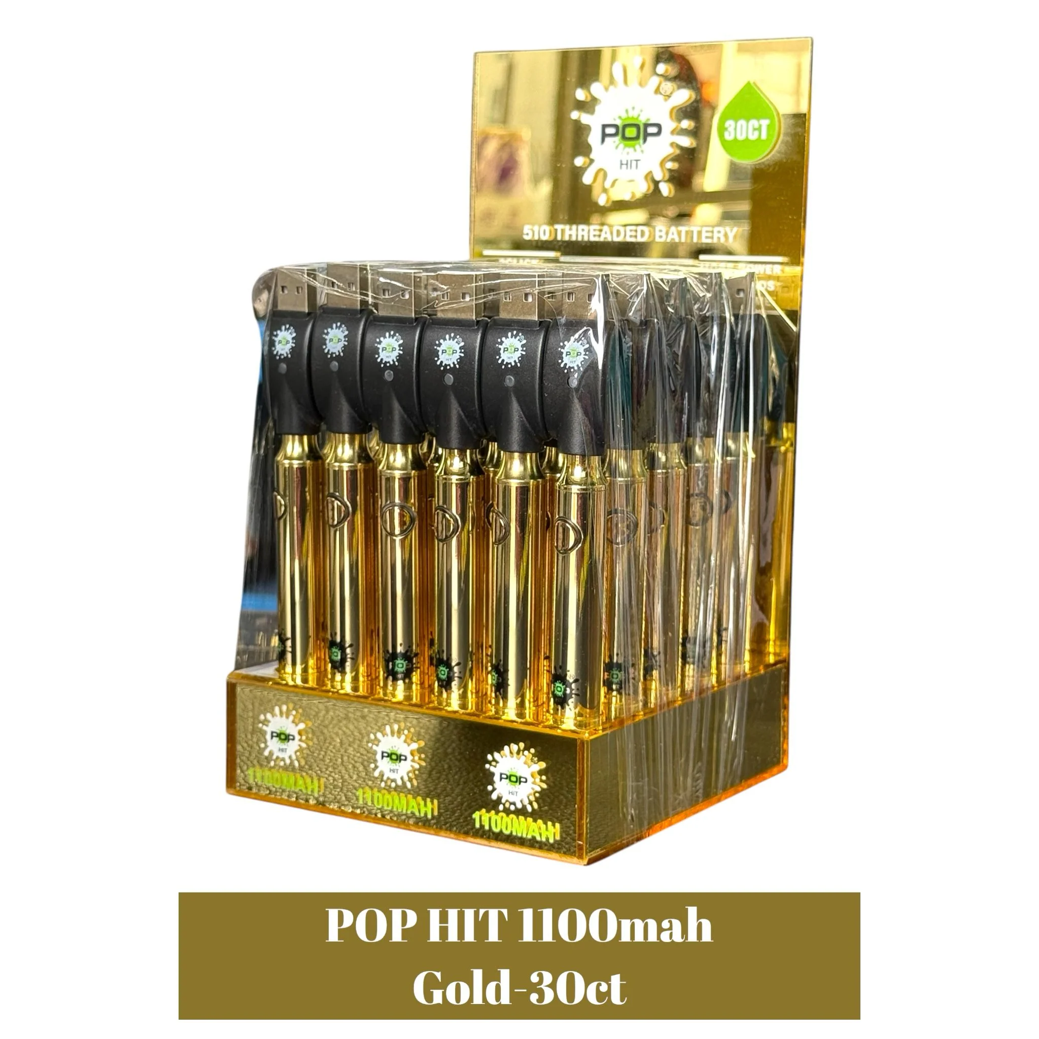 POP HIT 1100mah Gold-30ct - Image 2