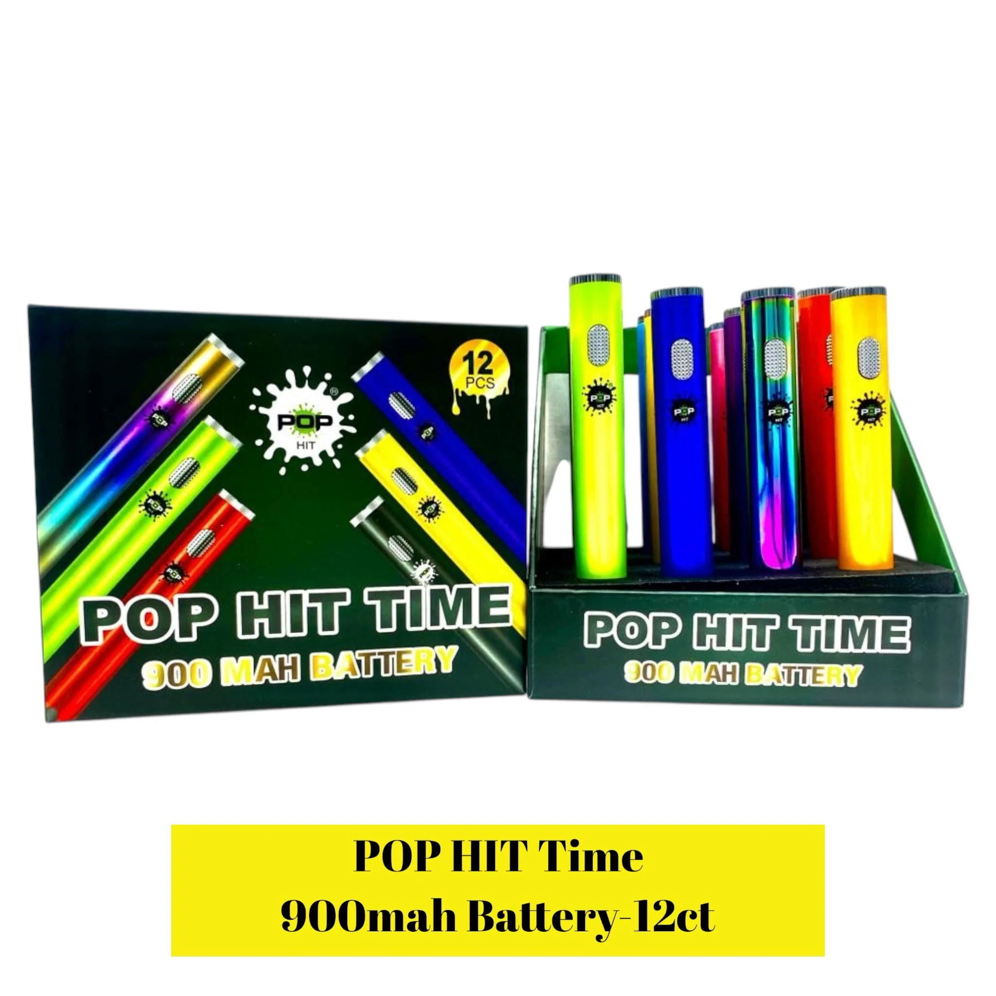 POP HIT Time 900mah Battery-12ct - Image 2