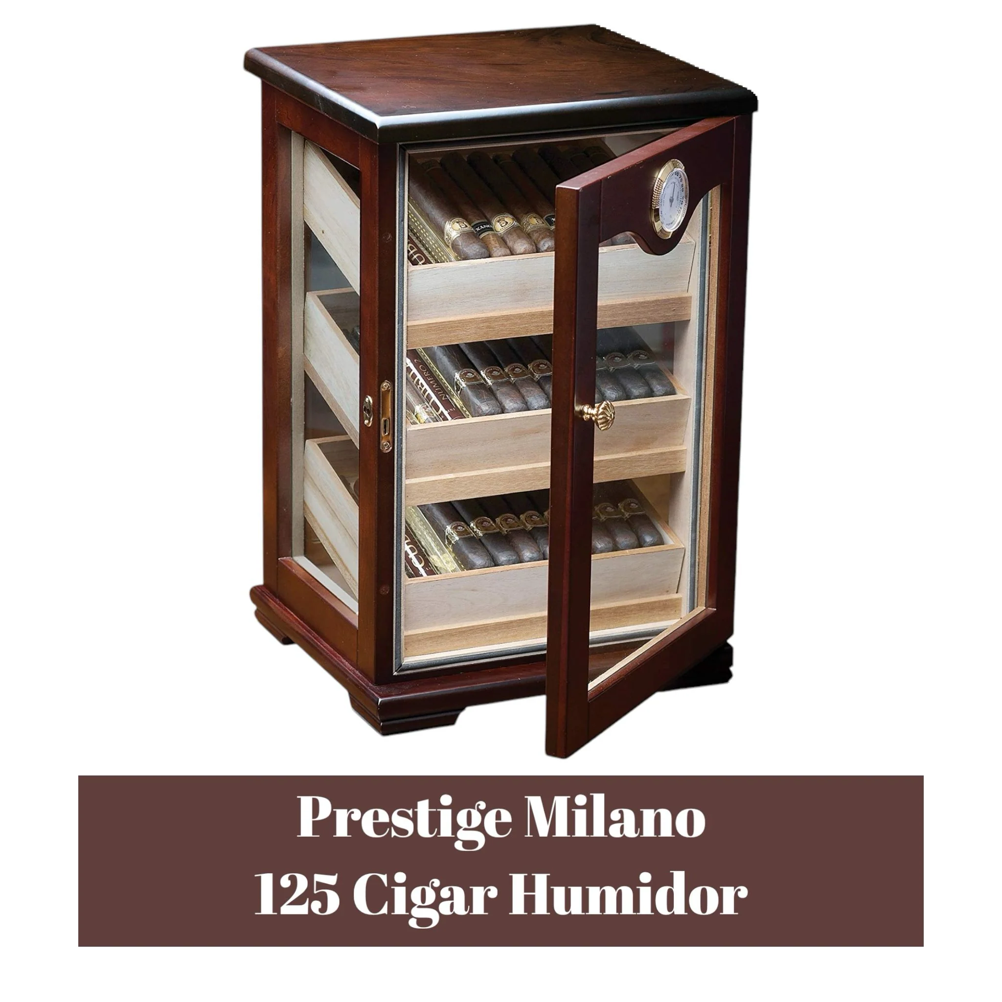 Prestige Milano 125 Cigar Humidor - Image 2