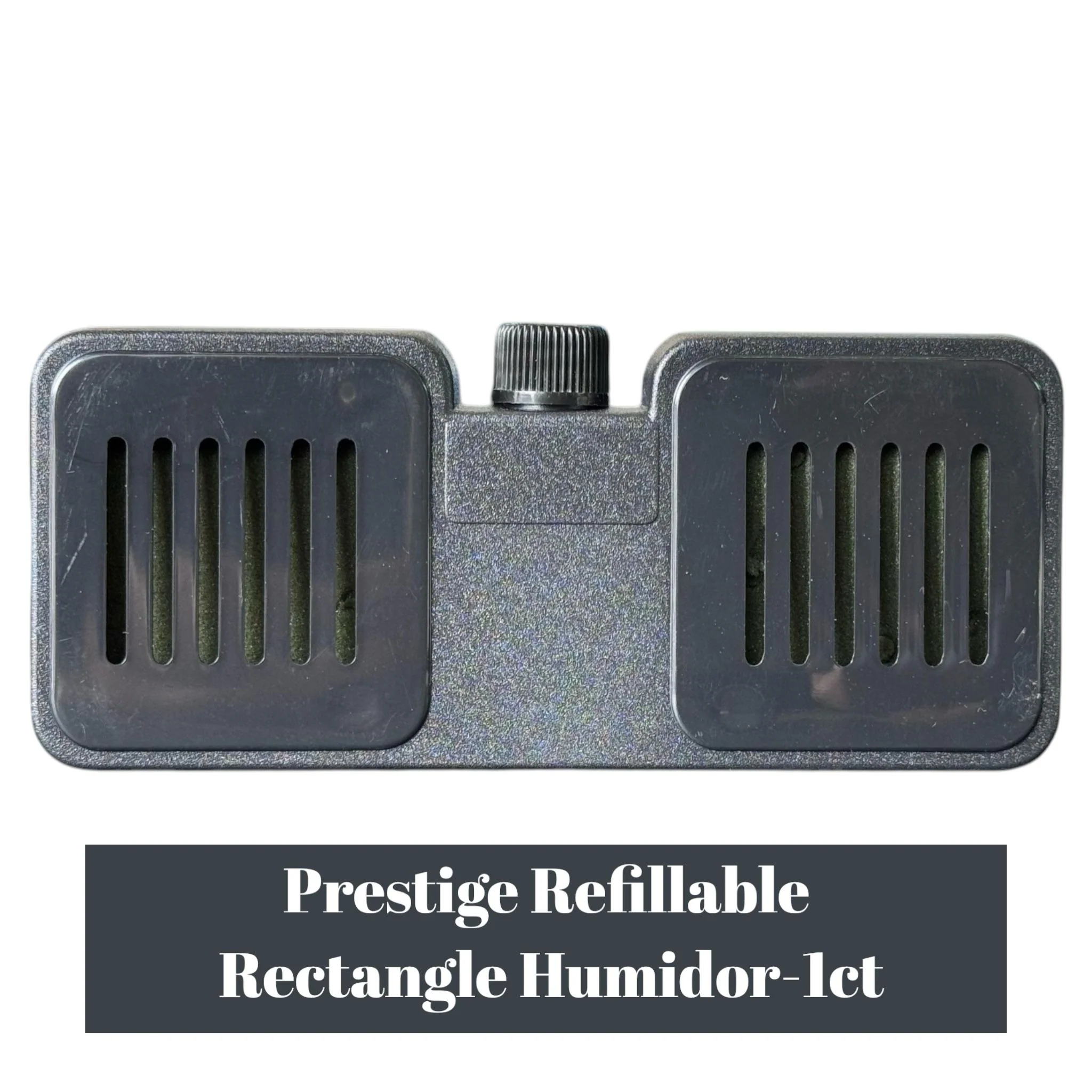 Prestige Refillable Rectangle Humidor-1ct - Image 2