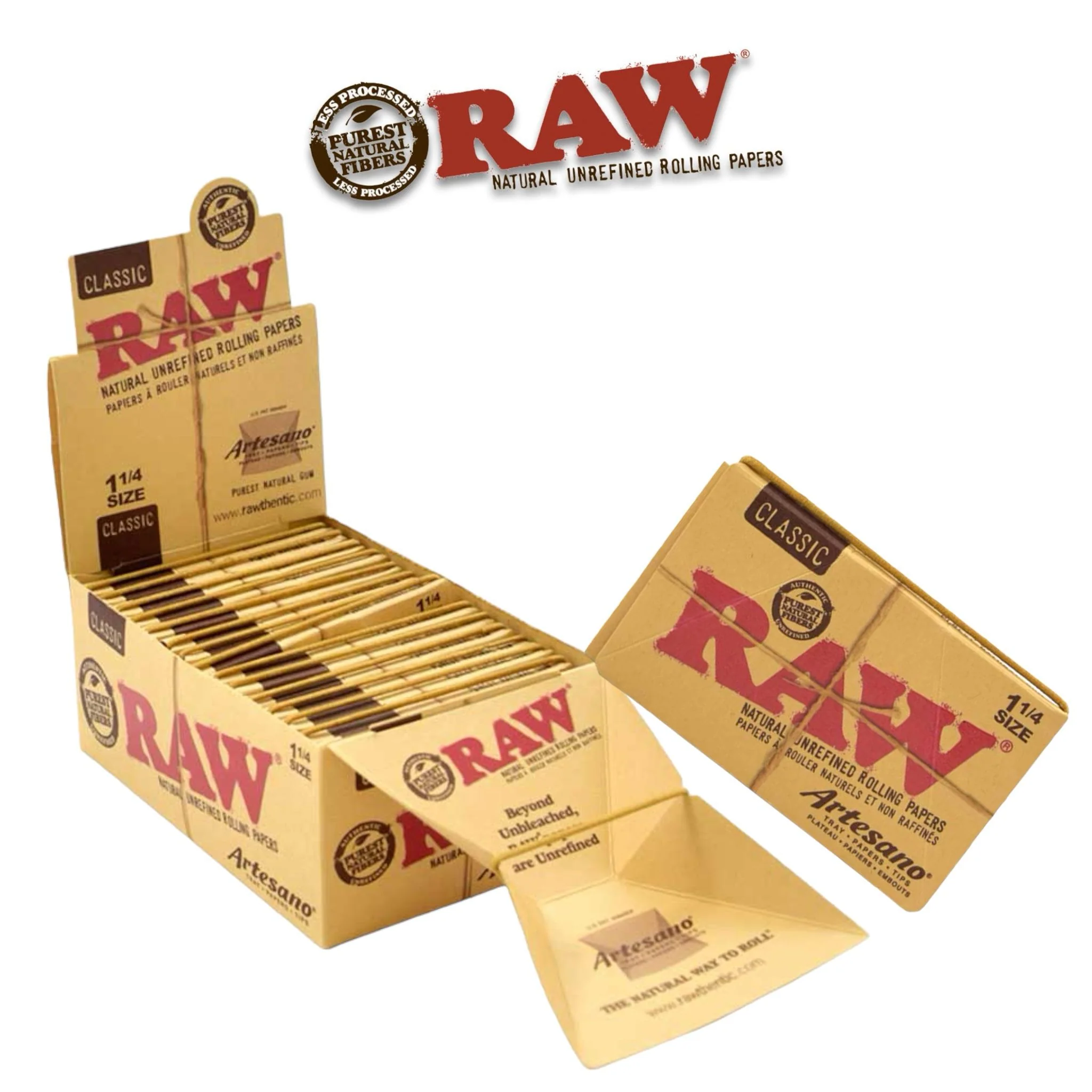 Raw Classic Papers Artesano 1 1/4 15ct