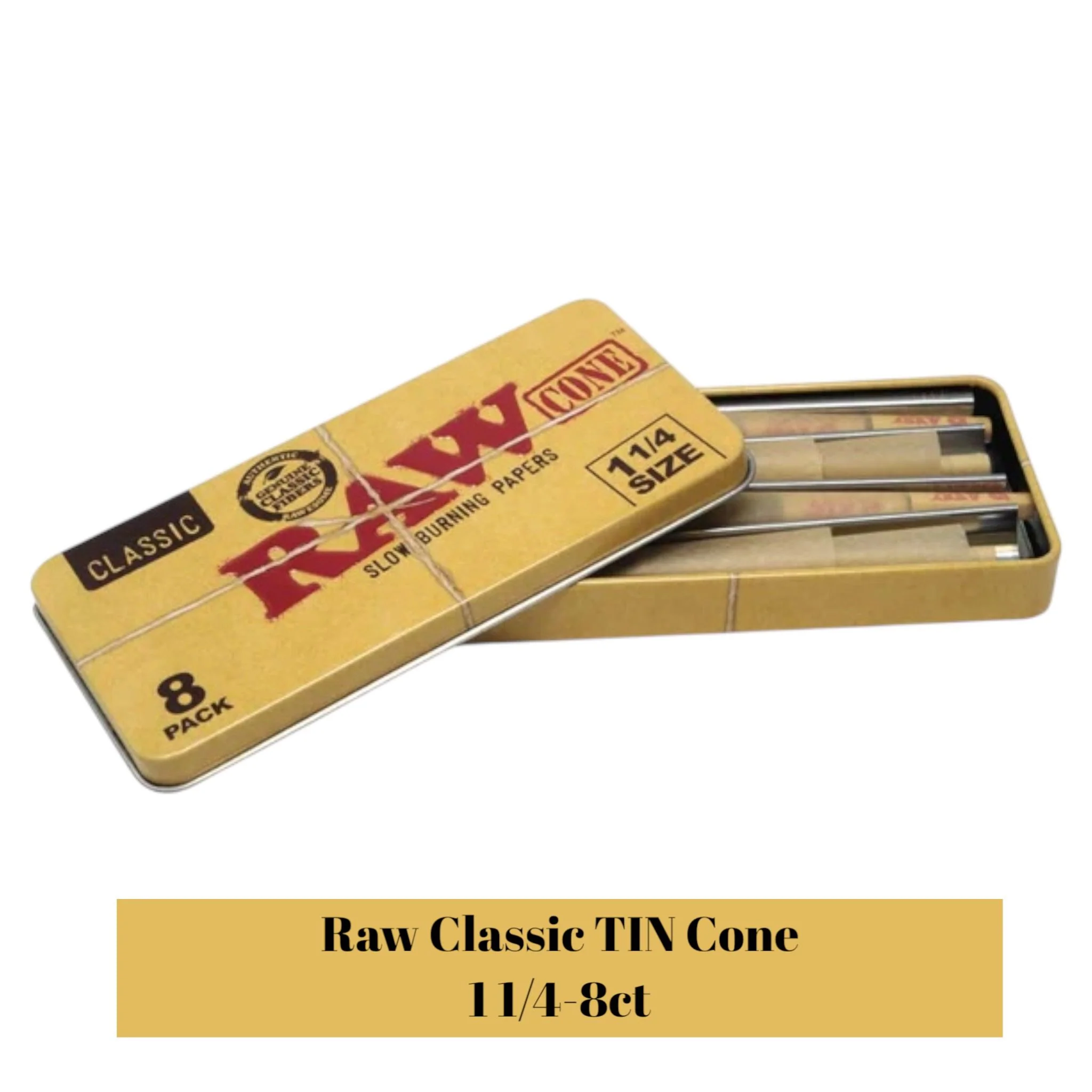 Raw Classic TIN Cone 1 1/4-8ct - Image 2
