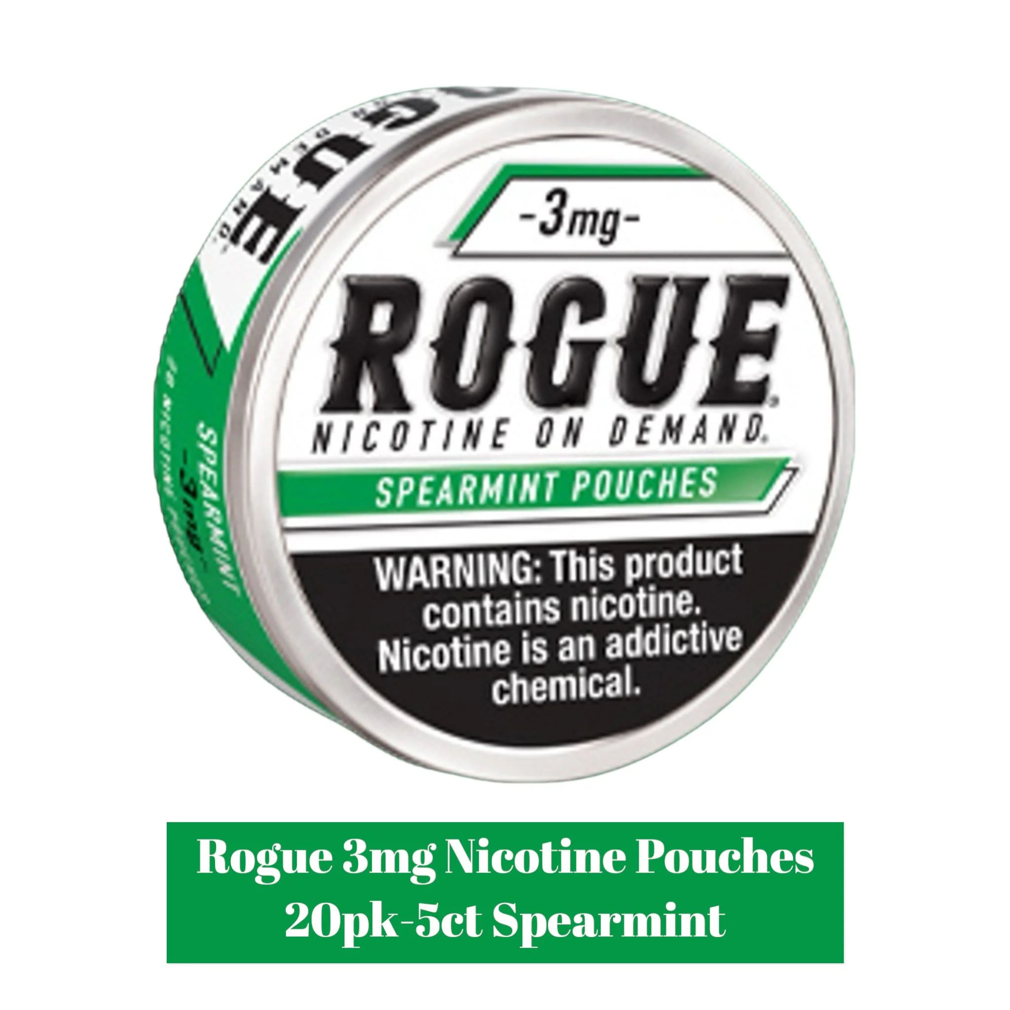 Rogue 3mg Nicotine Pouches 20pk- 5ct - Image 6