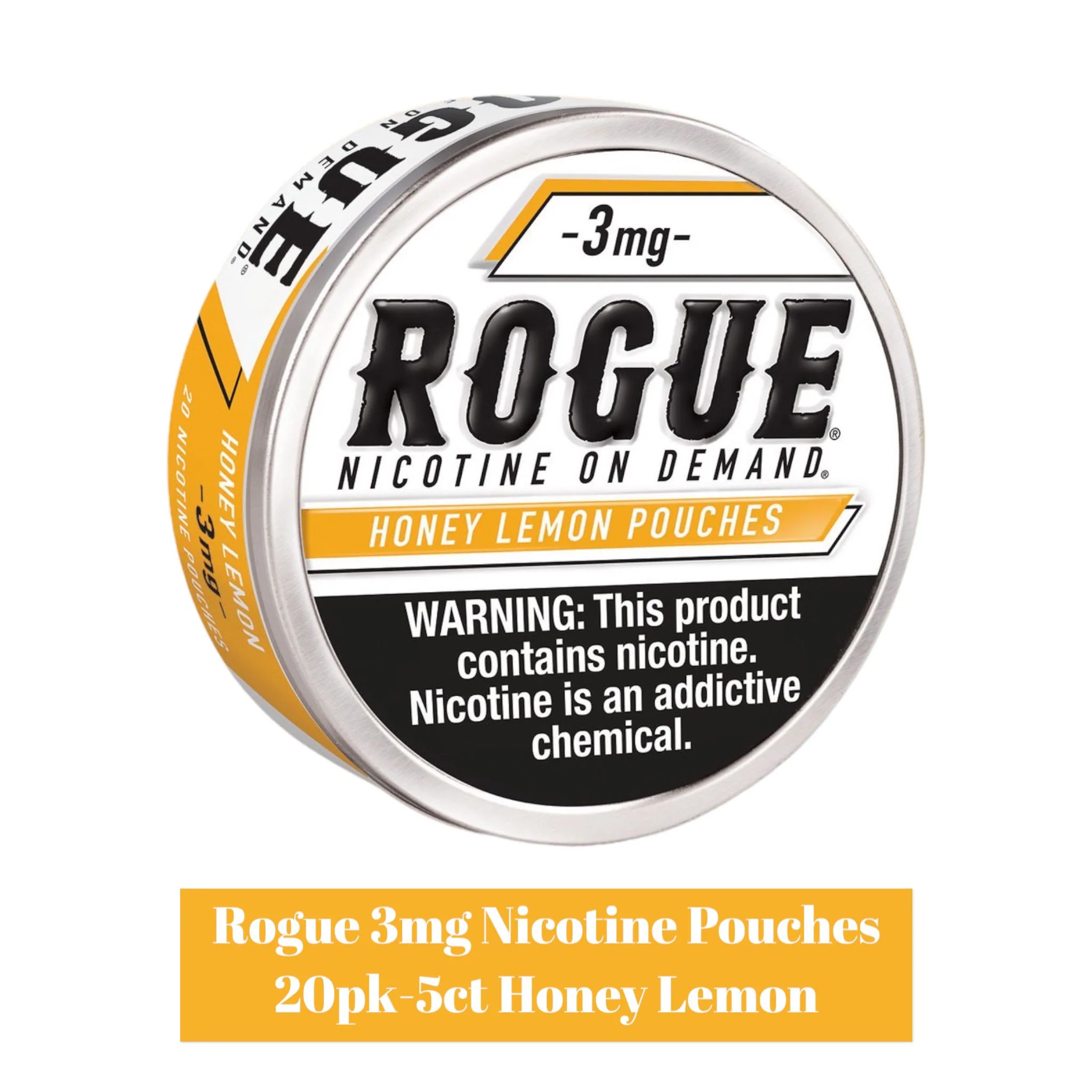 Rogue 3mg Nicotine Pouches 20pk- 5ct - Image 9