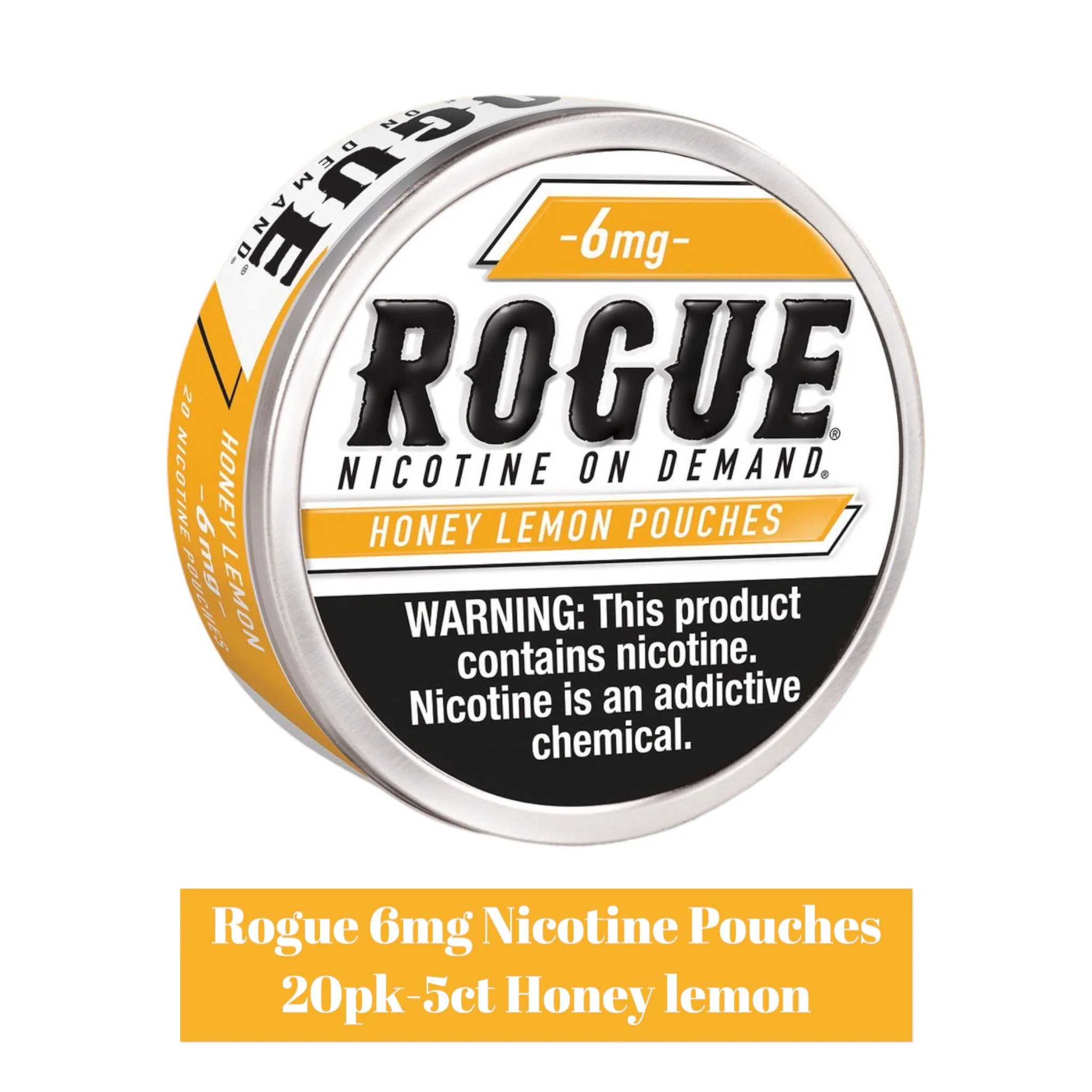 Rogue 6mg Nicotine Pouches 20pk- 5ct - Image 4