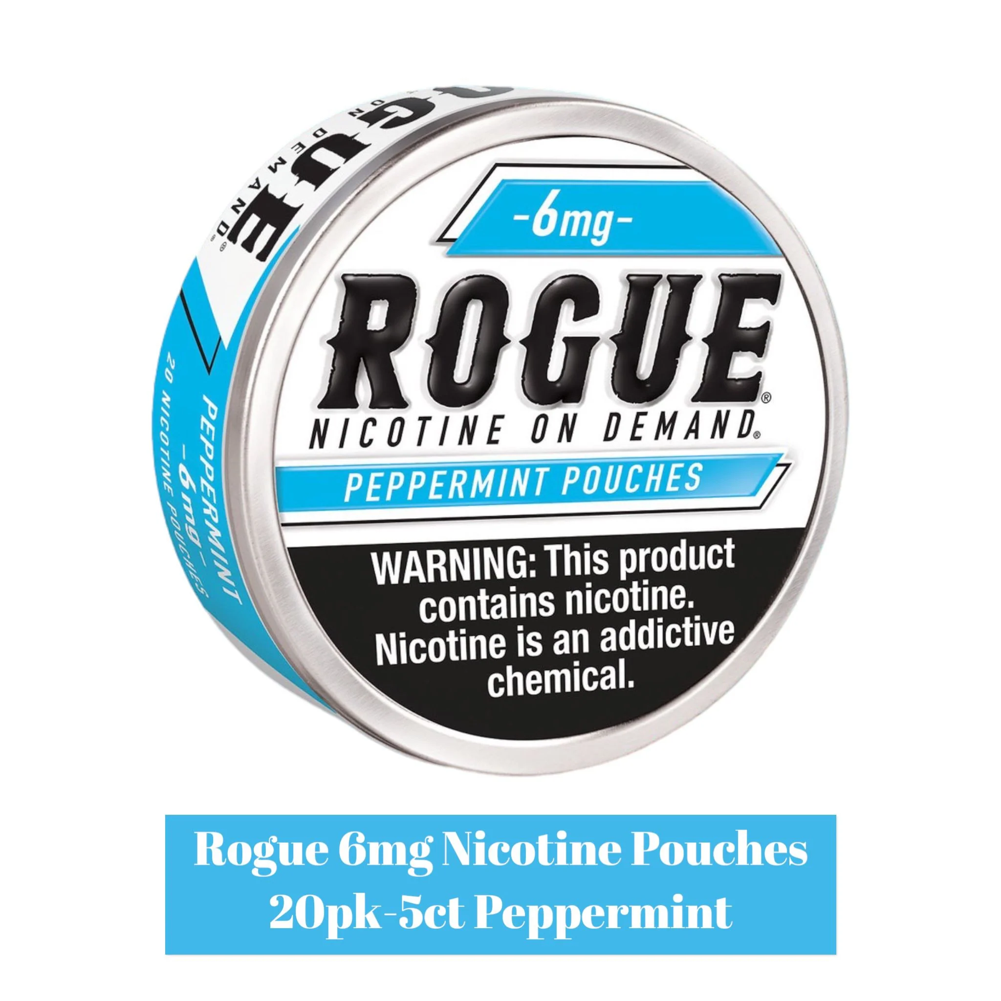 Rogue 6mg Nicotine Pouches 20pk- 5ct - Image 6